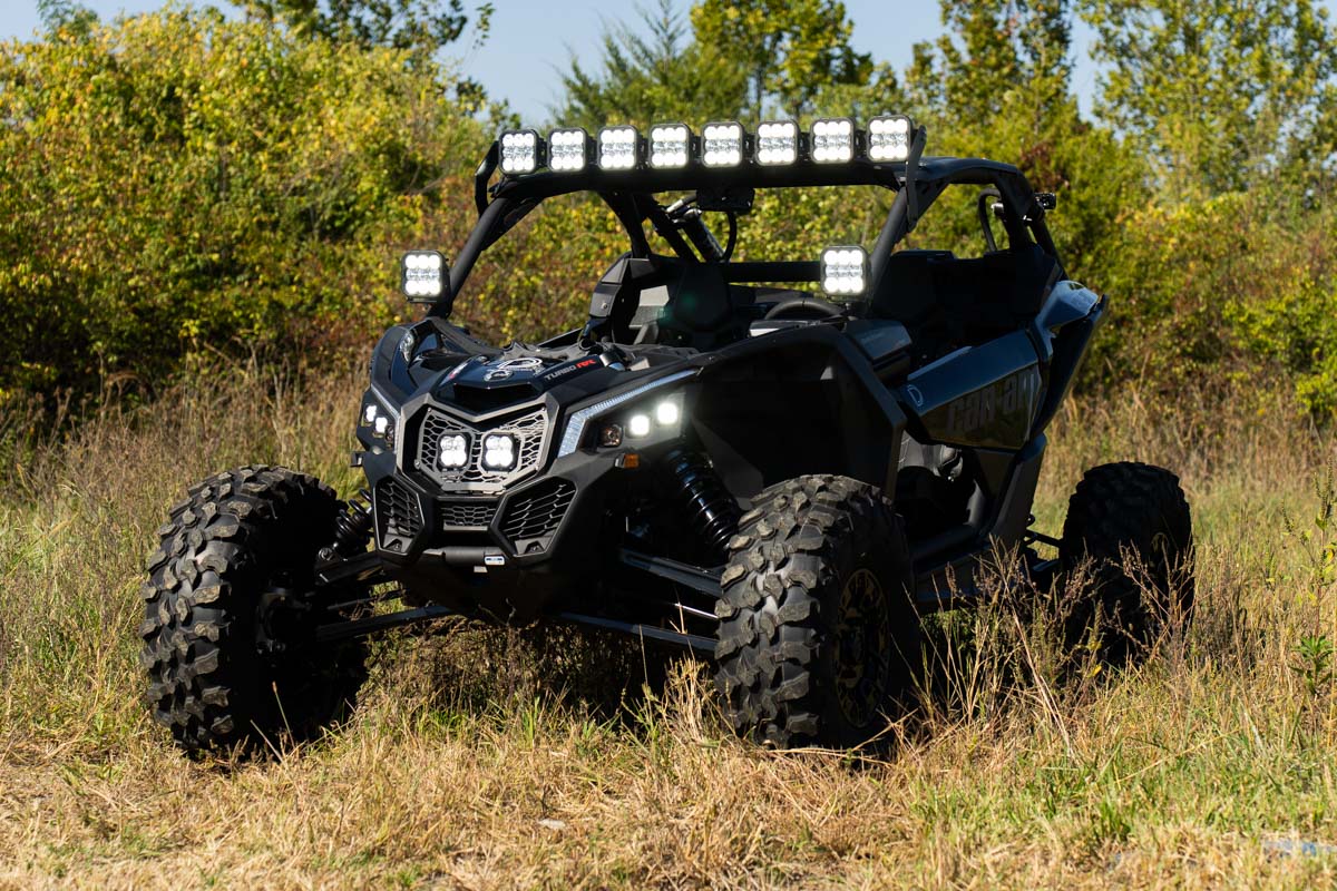 2017-2024 Can-Am Maverick X3 SS5 Sport CrossLink Roof White Combo Lightbar Kit Diode Dynamics