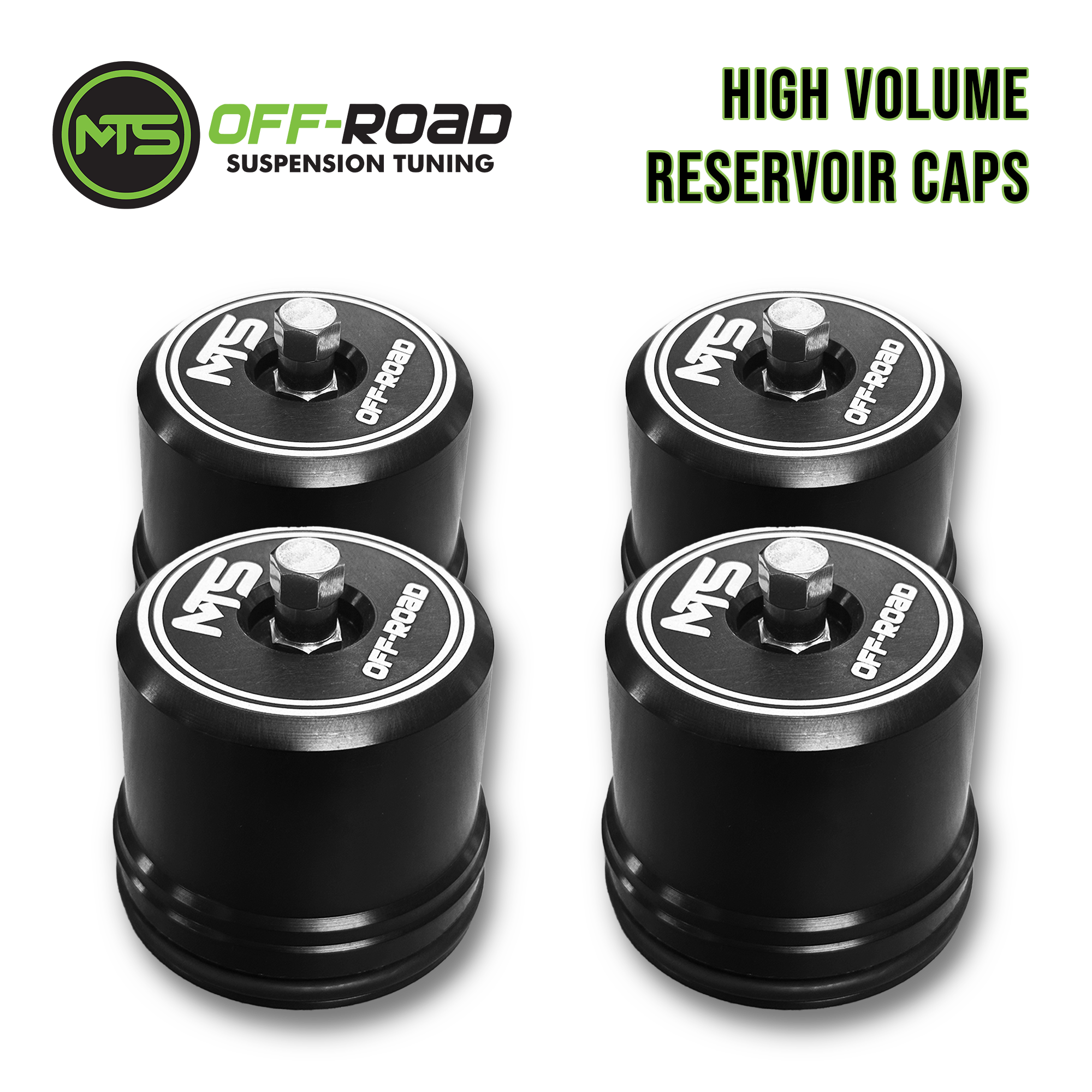 MTS Off-Road High Volume Reservoir Caps (FOR FOX SHOCKS)