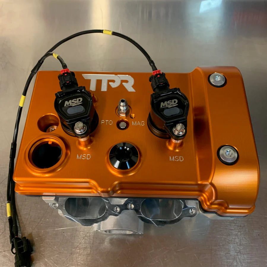 TPR010 - ORANGE BILLET VALVE COVER - RZR