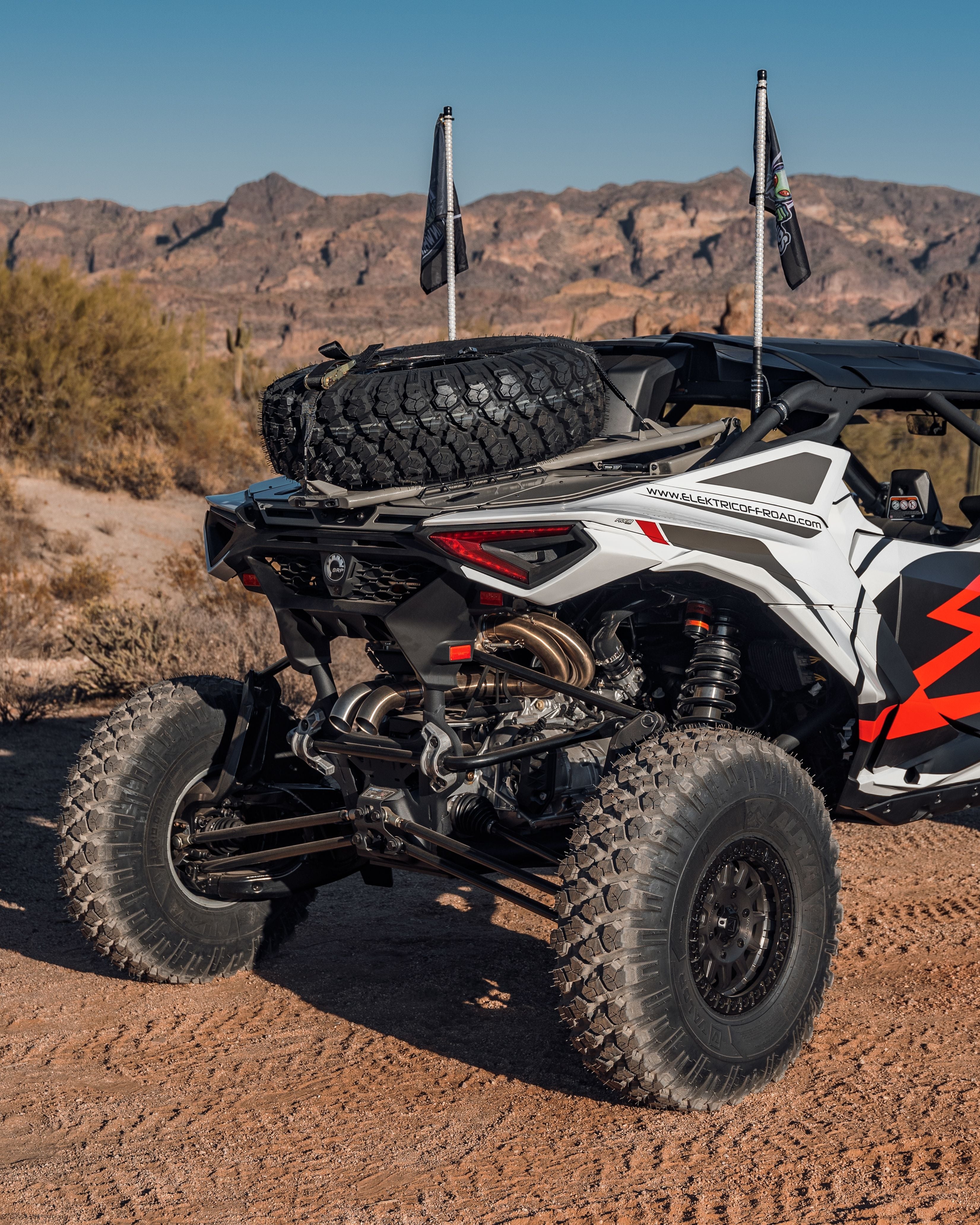 2024 to Current Can-am Maverick R Volt Tire Rack for Volt Baja Box