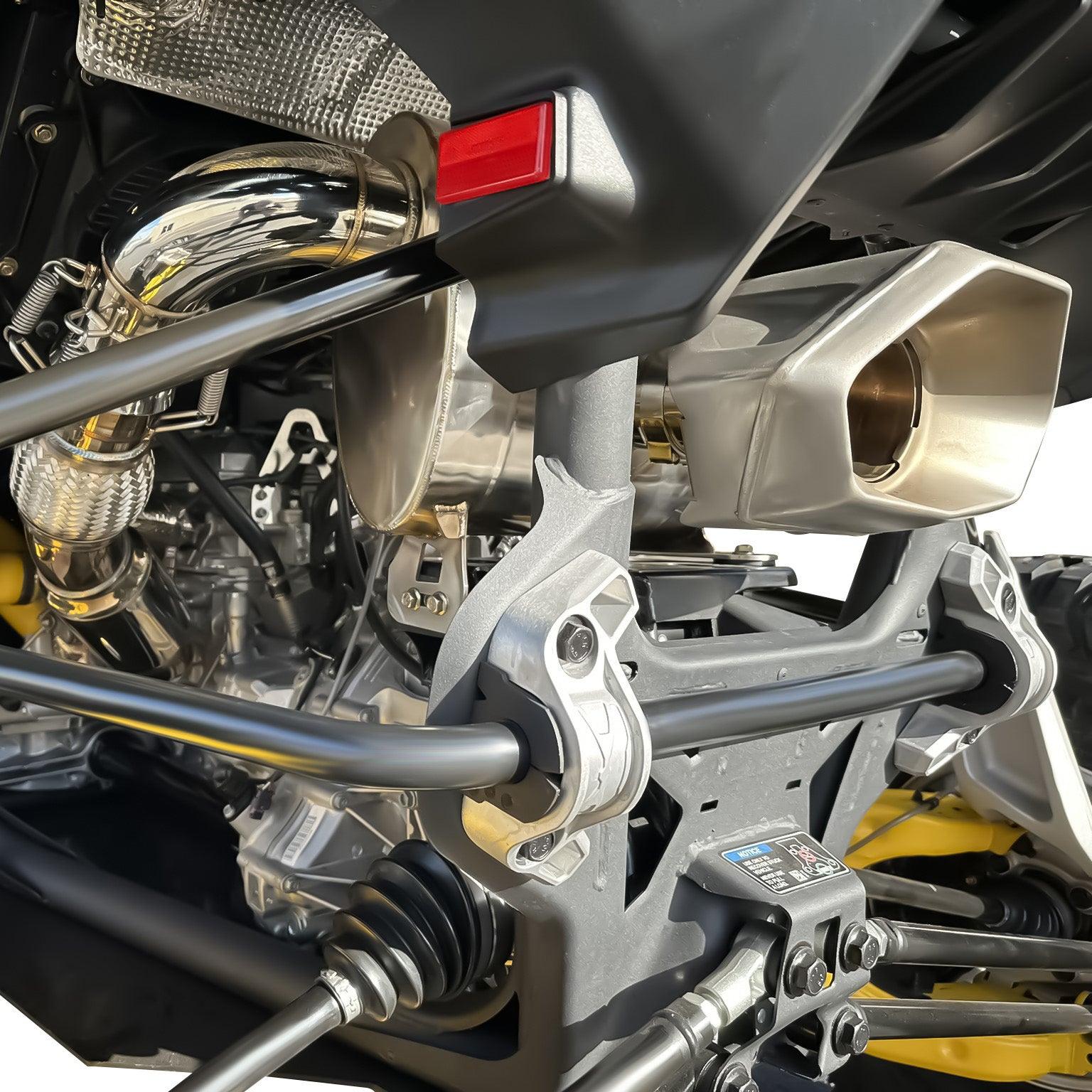 RPM SxS Can-Am Maverick R 3" Chambered Q-Series Muffler / Exhaust System - RPM SXS