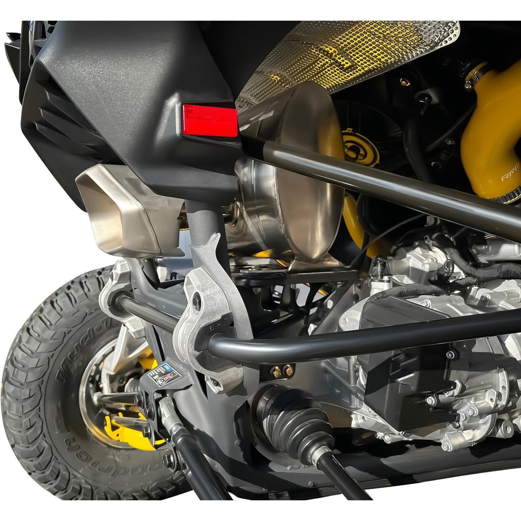 RPM SxS Can-Am Maverick R 3" Chambered Q-Series Muffler / Exhaust System - RPM SXS