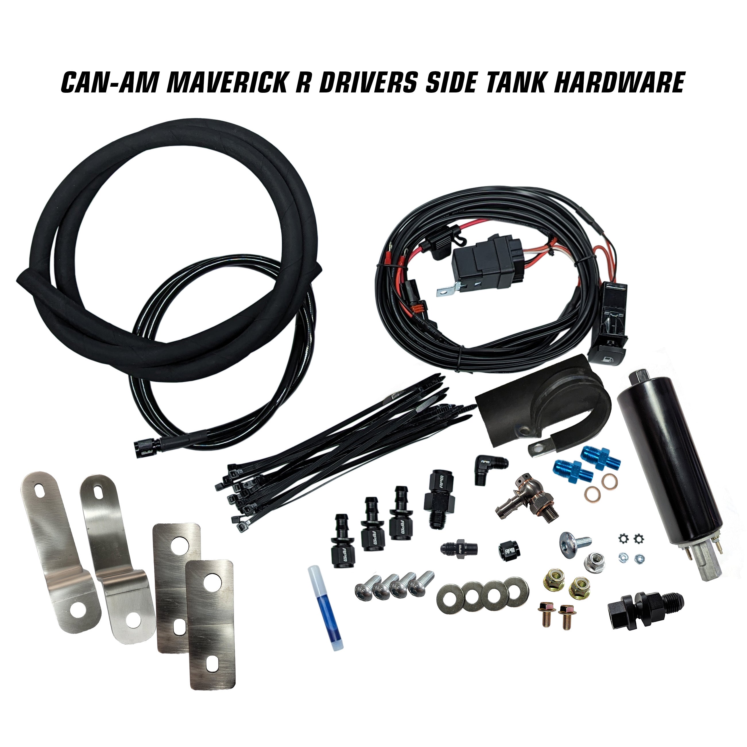 RPM Can-Am Maverick R 9 Gallon Auxiliary Fuel Tank Kit