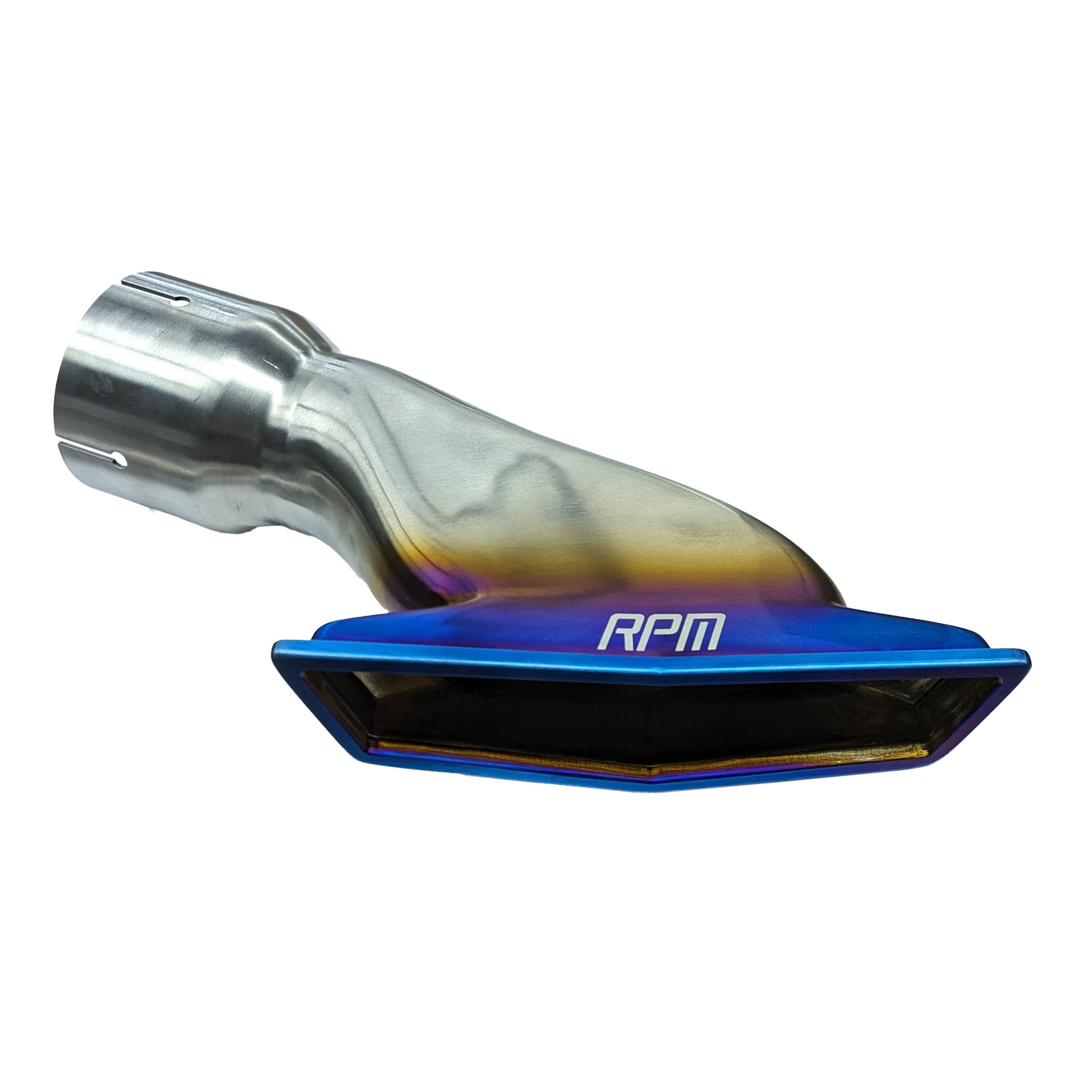 RPM Maverick R Stainless Brushed, Blued & Black Tip E-Valve TIP