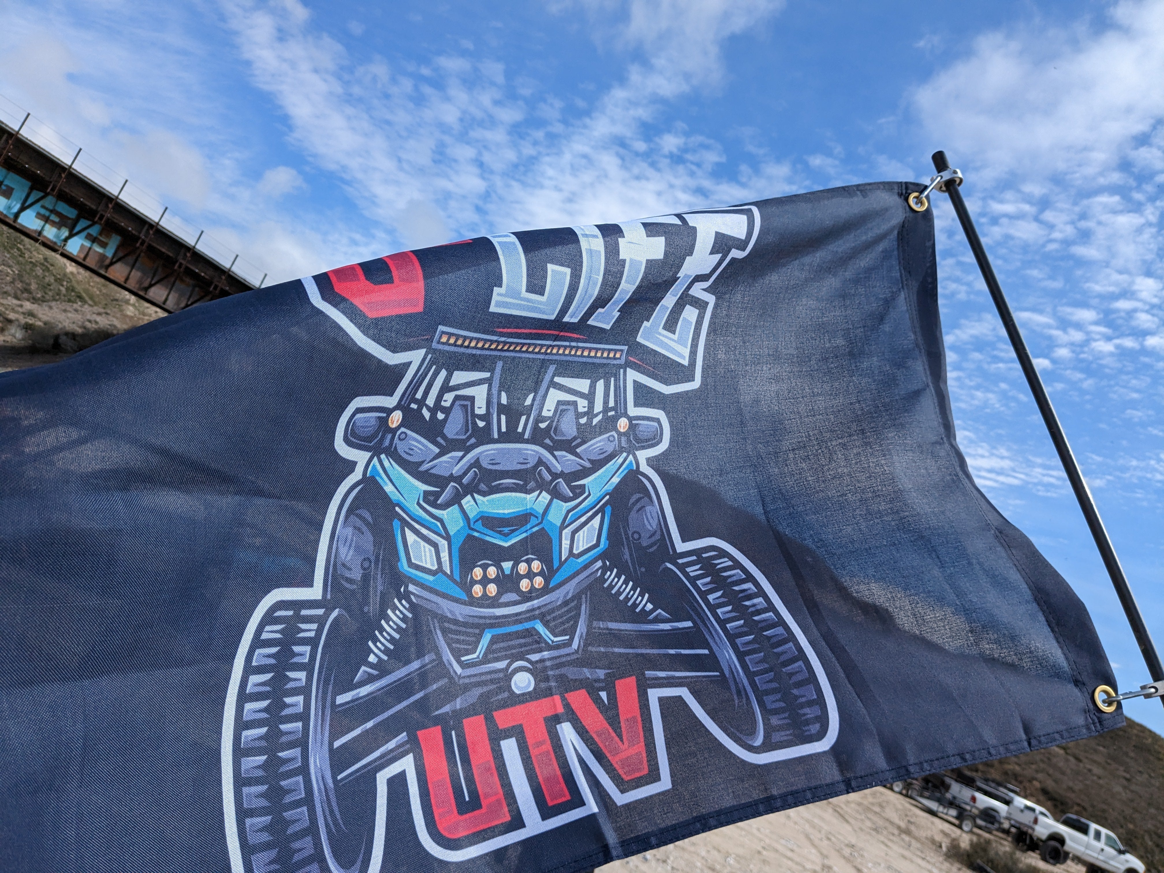 G Life UTV X3 Whip Flag 2'x3'