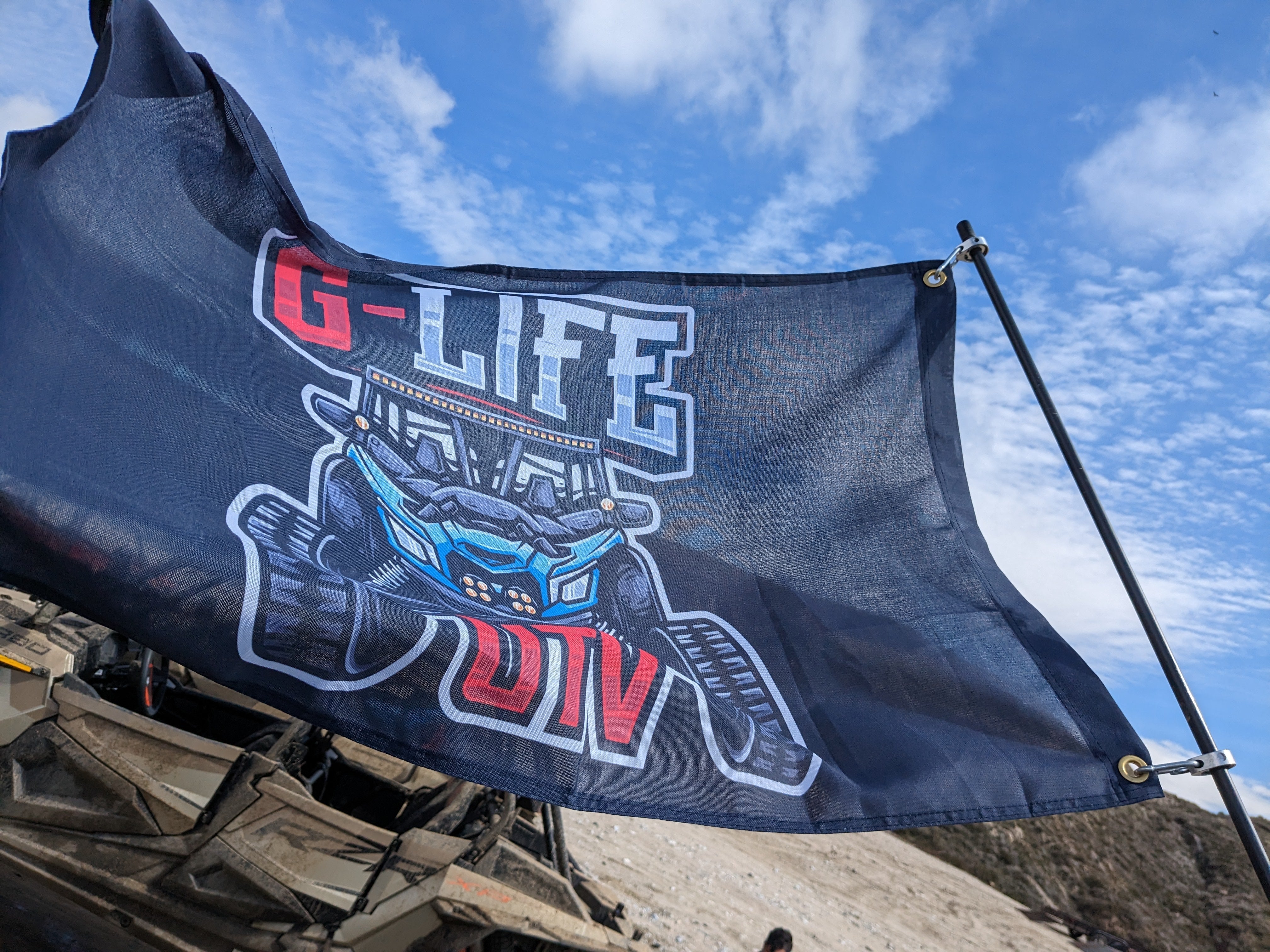 G Life UTV X3 Whip Flag 2'x3'