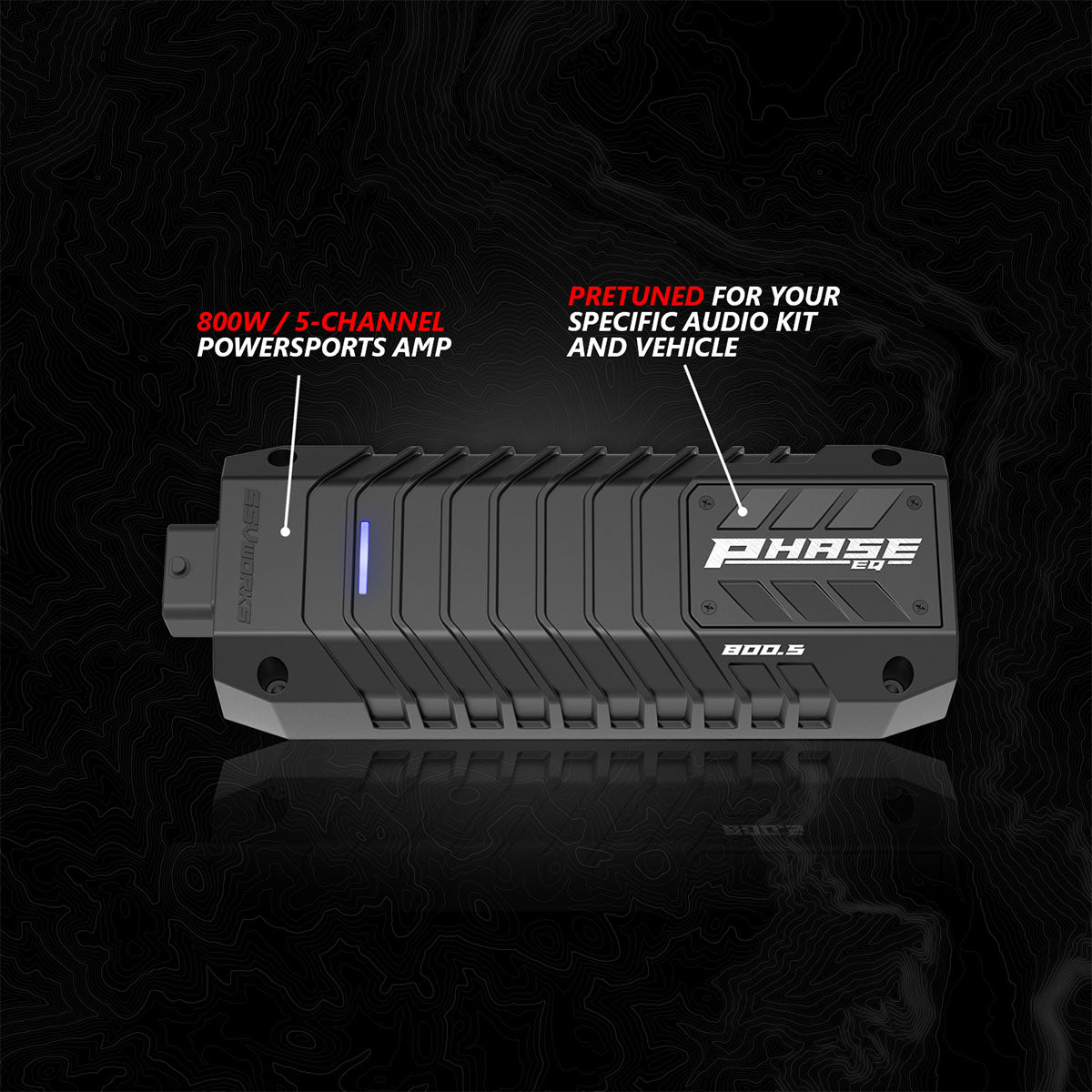 2020-2024 Polaris® RZR PRO Series Phase-4 A-Spec 5-Speaker 800watt System for Ride Command