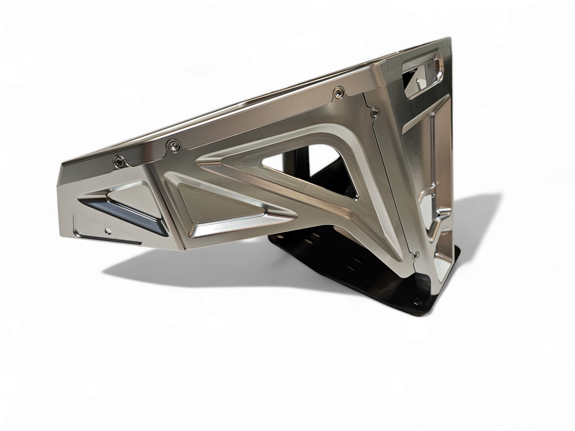 2022+ Polaris RZR Pro R/ Turbo R Machined Billet Front Winch Bumper (Clear Hard Anodize)