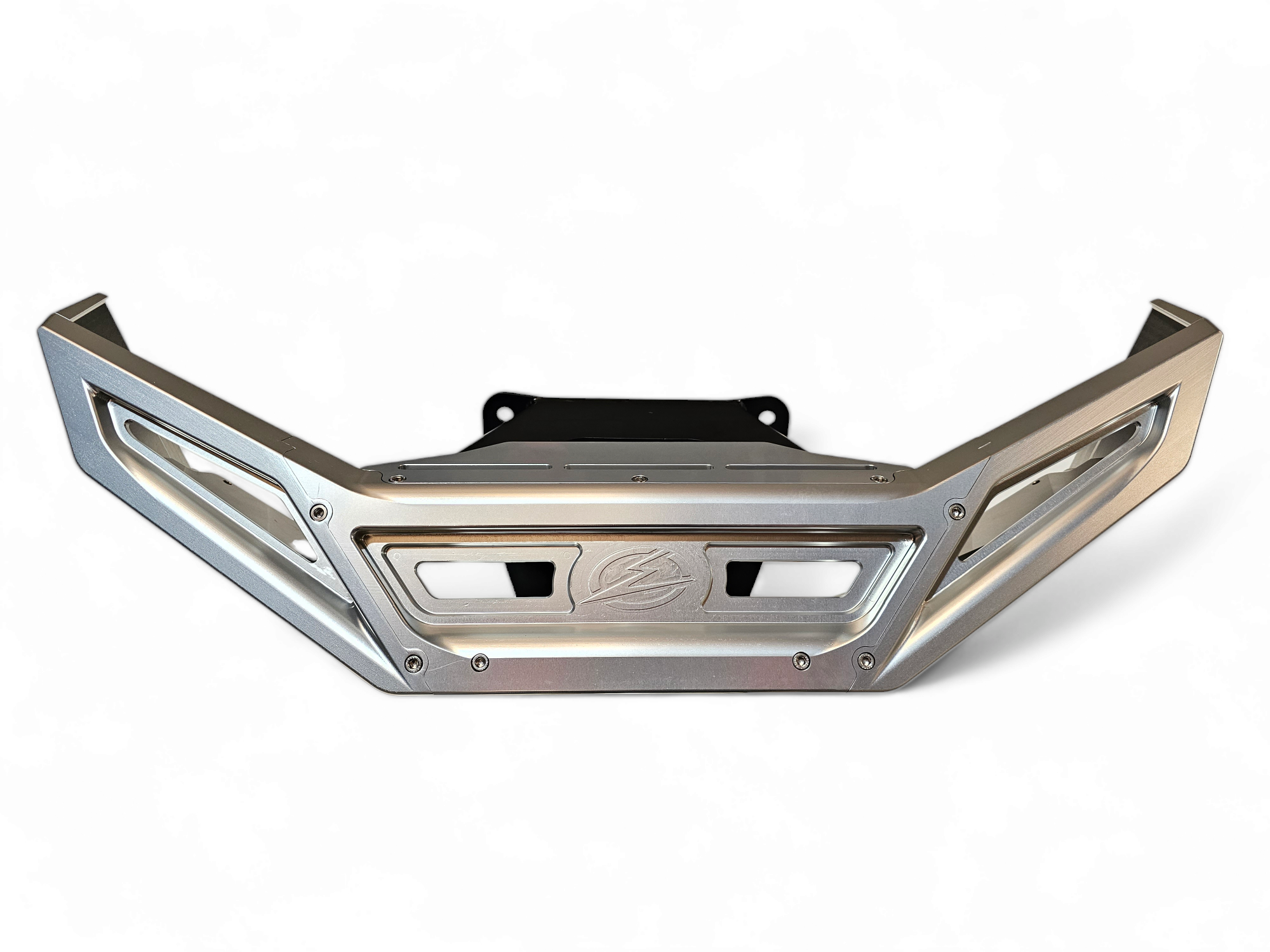 2022+ Polaris RZR Pro R/ Turbo R Machined Billet Front Winch Bumper (Clear Hard Anodize)