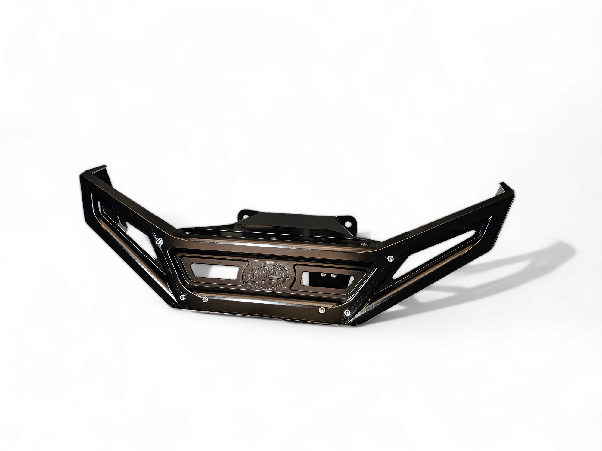 2022-2025 Polaris RZR Pro R/ Turbo R Machined Billet Front Winch Bumper (Black Anodize)