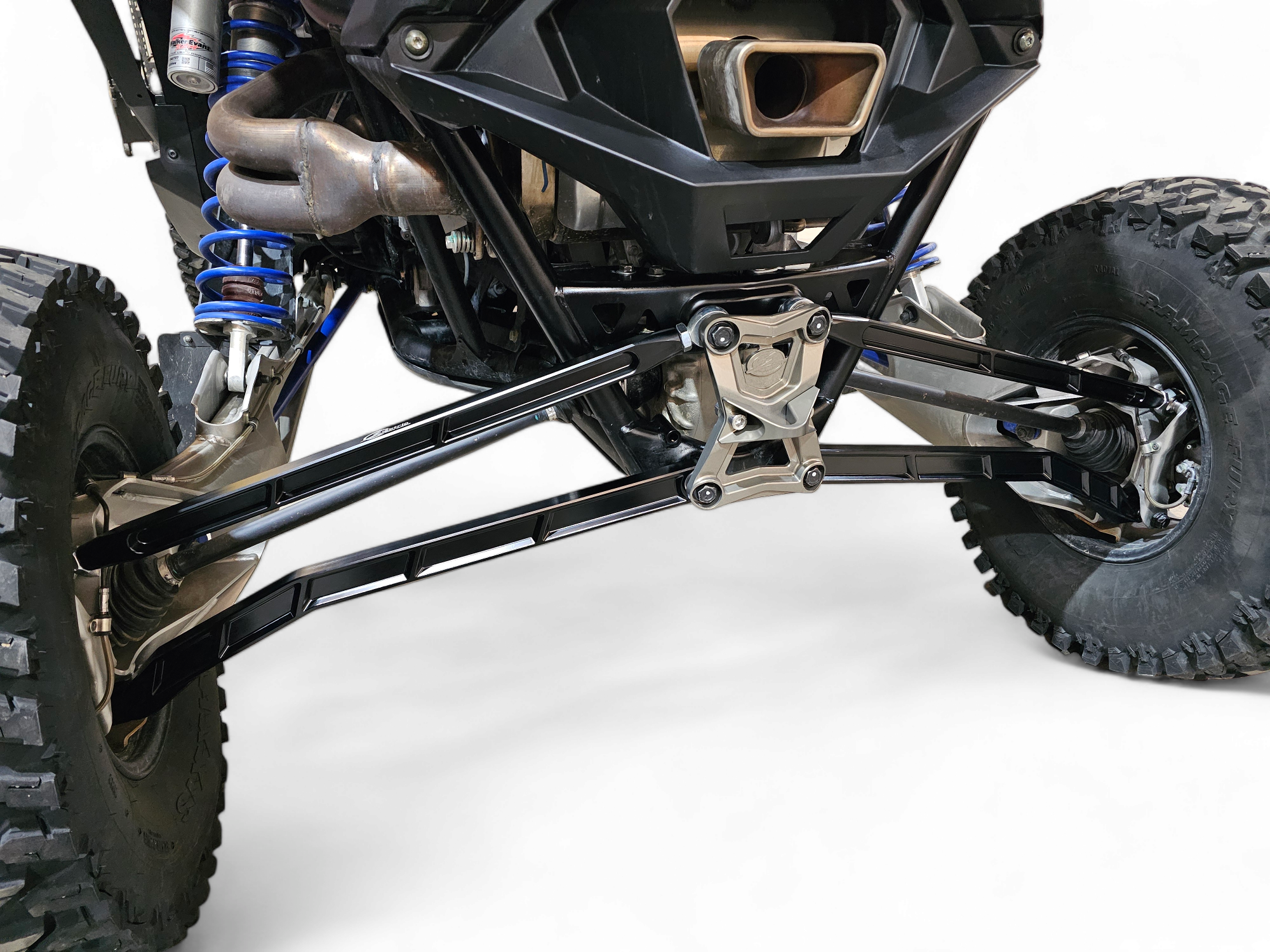 2022 to Current Polaris RZR Pro R, Pro S, Turbo R High Clearance Radius Rods in Black Finish