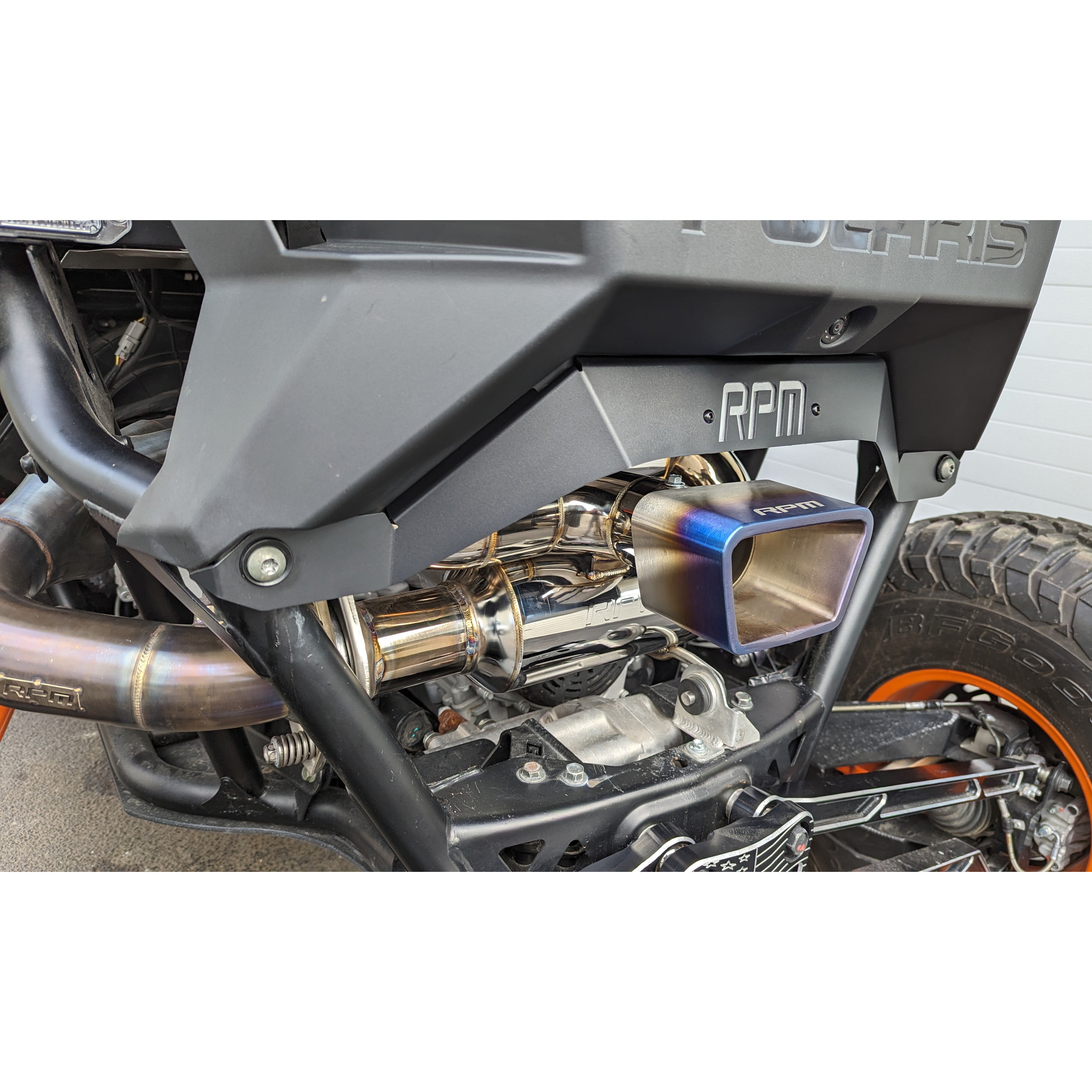 RPM RZR Pro R Rear Fascia Delete Trim Shield / Muffler Cover