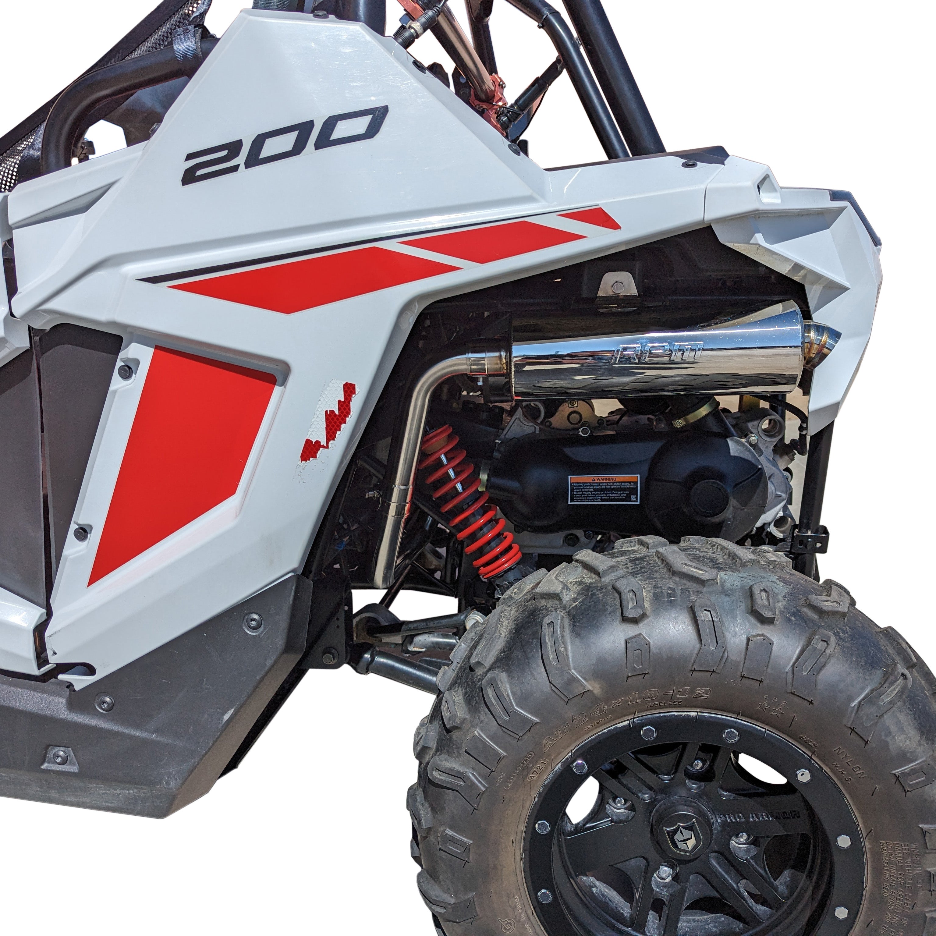 RPM RZR 200 Sport Series FULL Exhaust System