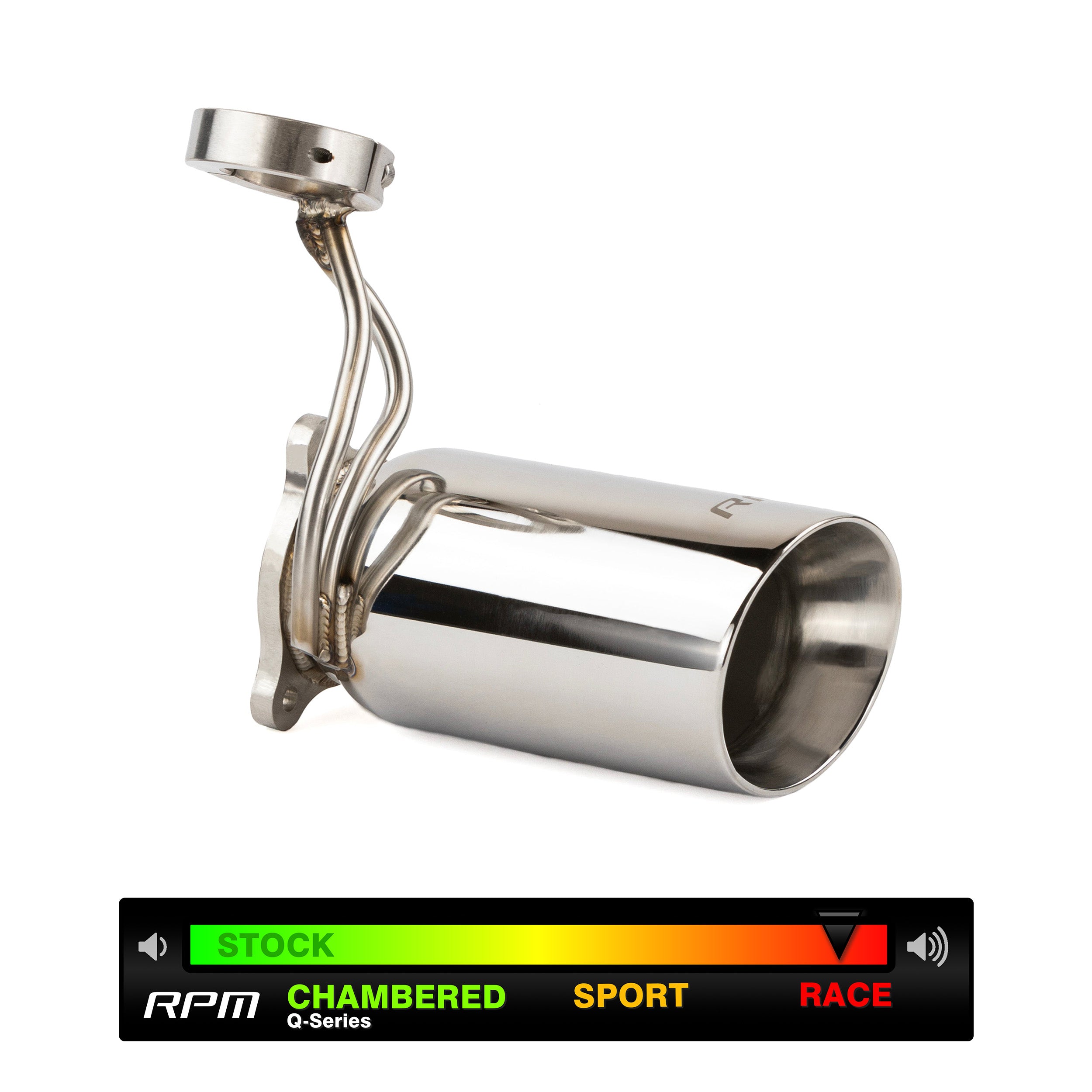 RPM SxS Slip On Muffler Delete (Race Pipe) XPT, Turbo S