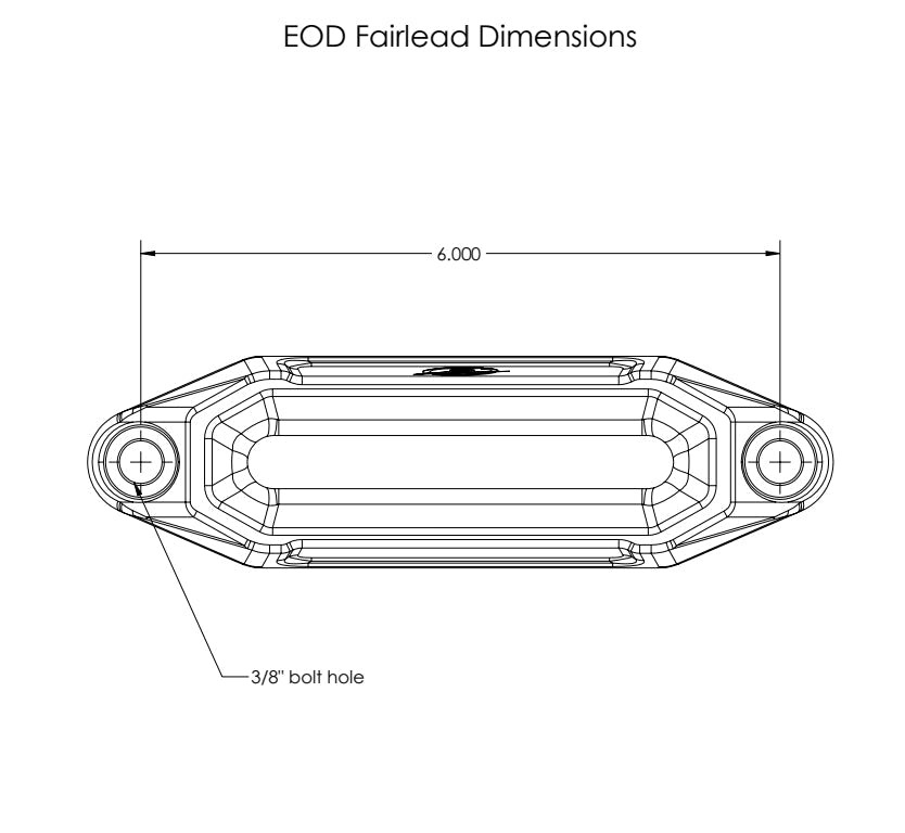 Elektric Offroad Designs UTV Winch Fairlead and Hook | Gunmetal