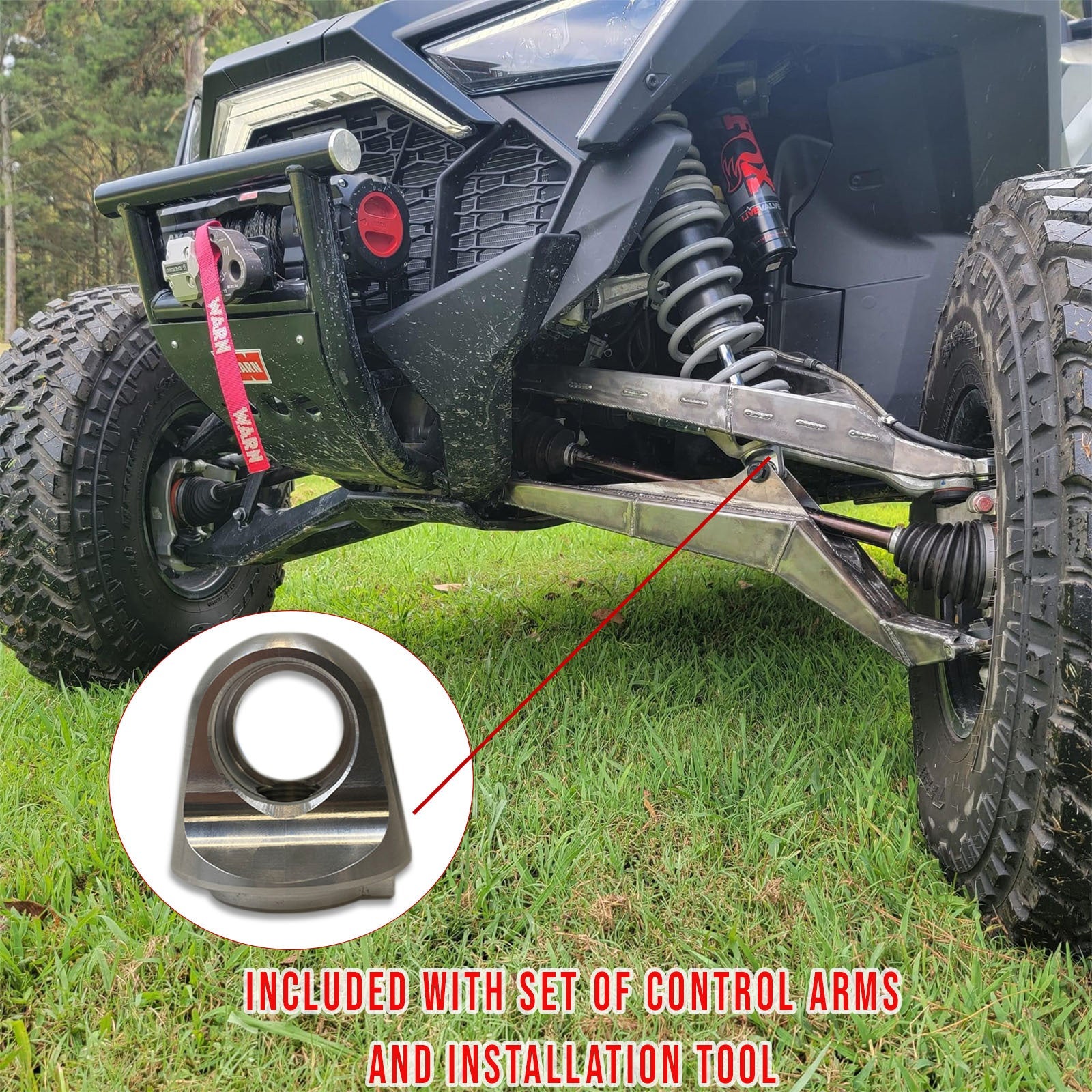 RZR Pro R & Turbo R High Clearance Control Arms