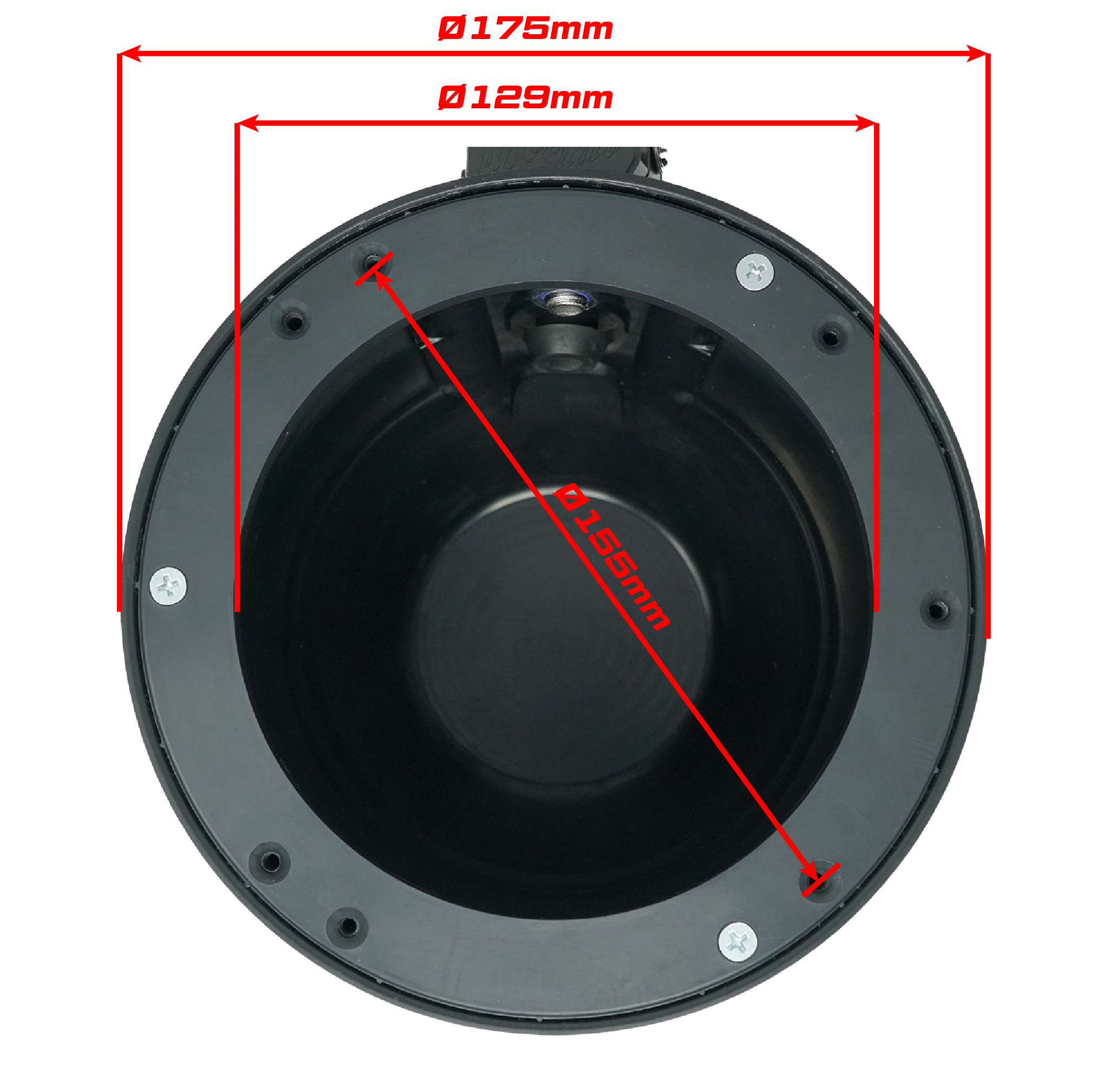 6.5" Cage Mount Pods - Unloaded (Pair) | UTVS-CP65