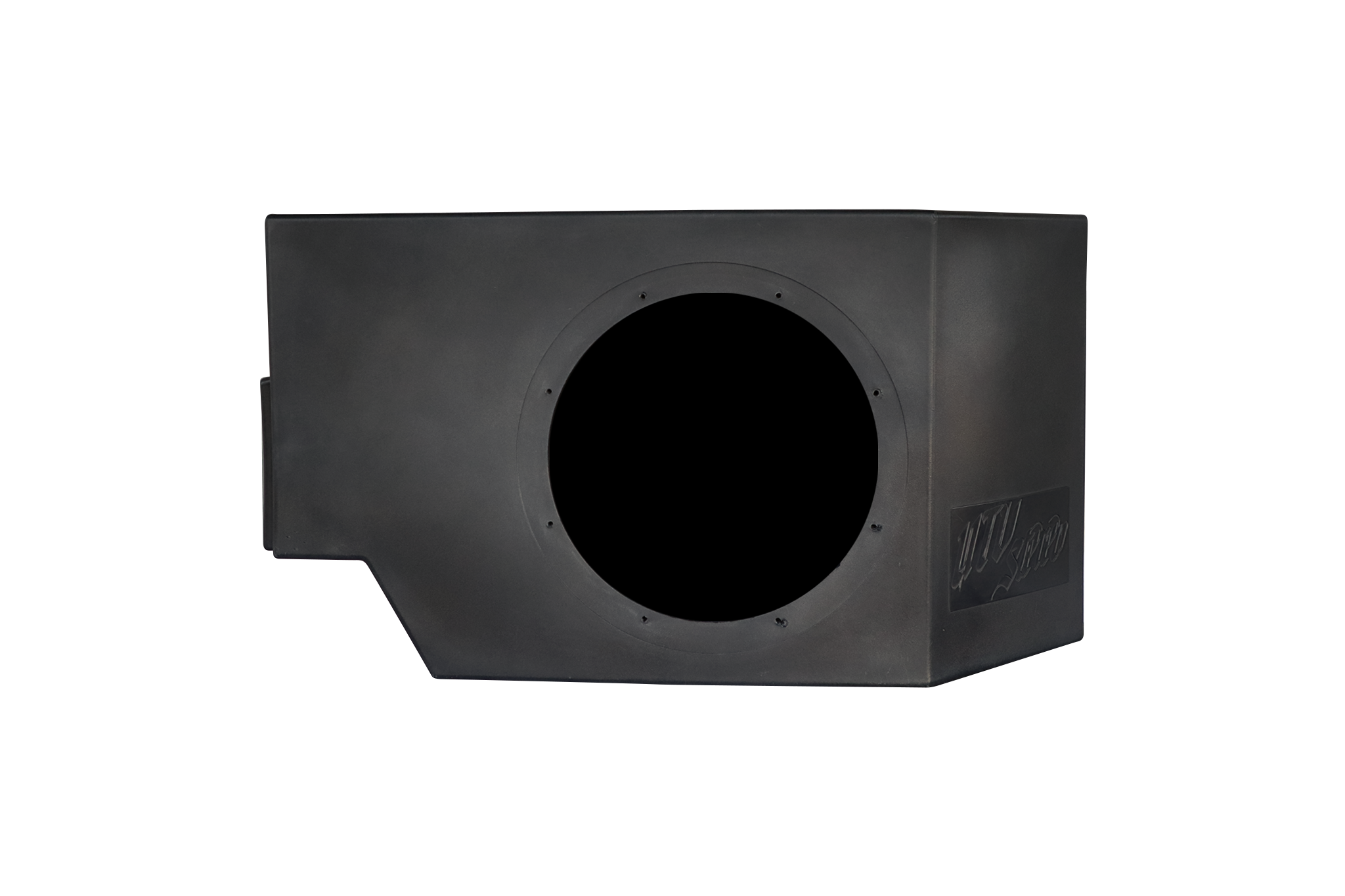 Can-Am® Defender Vented 10" Passenger Subwoofer Enclosure Unloaded | UTVS-DEF-VENC-UNDRST-PASS