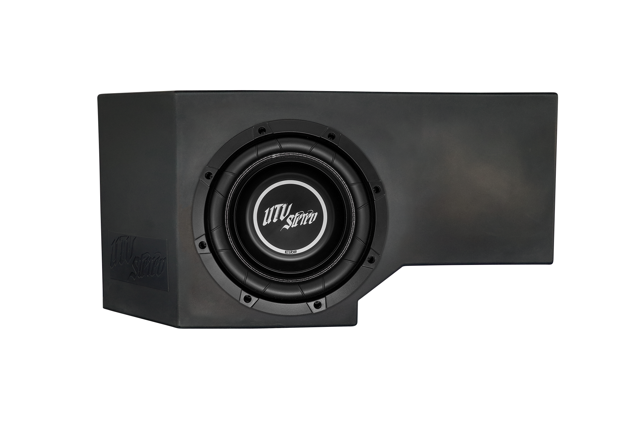 Can-Am® Defender Vented 10" Passenger Subwoofer Enclosure Unloaded | UTVS-DEF-VENC-UNDRST-PASS