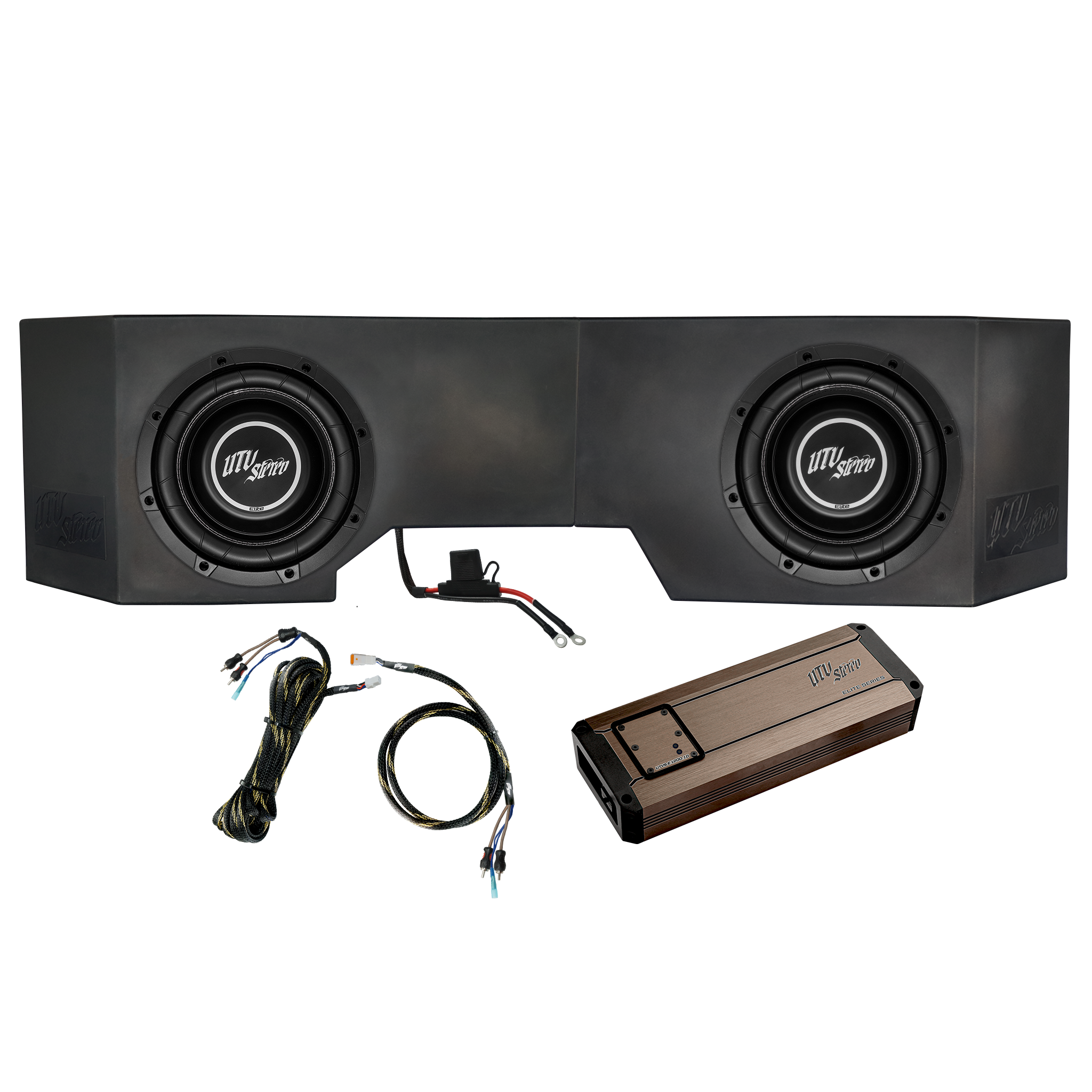 Can-Am® Defender 1200W Dual 10" Subwoofer Kit  | UTVS-DEF-SUB-1200-2