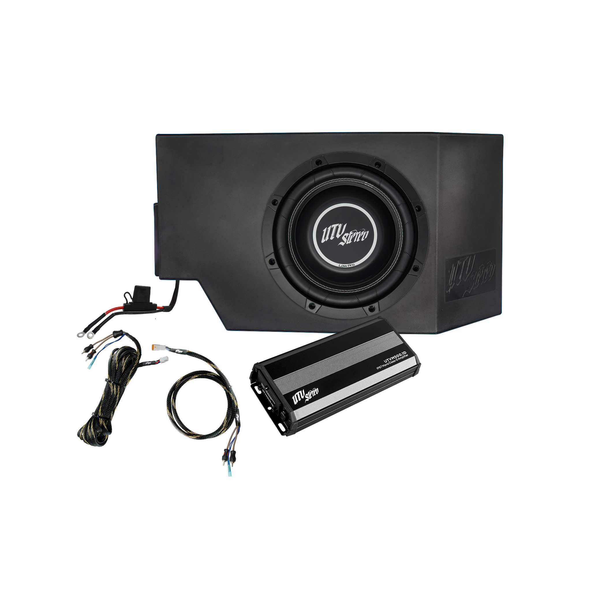 Can-Am® Defender 500W Single Driver Side 10" Subwoofer Kit | UTVS-DEF-SUB-500-DRIVER