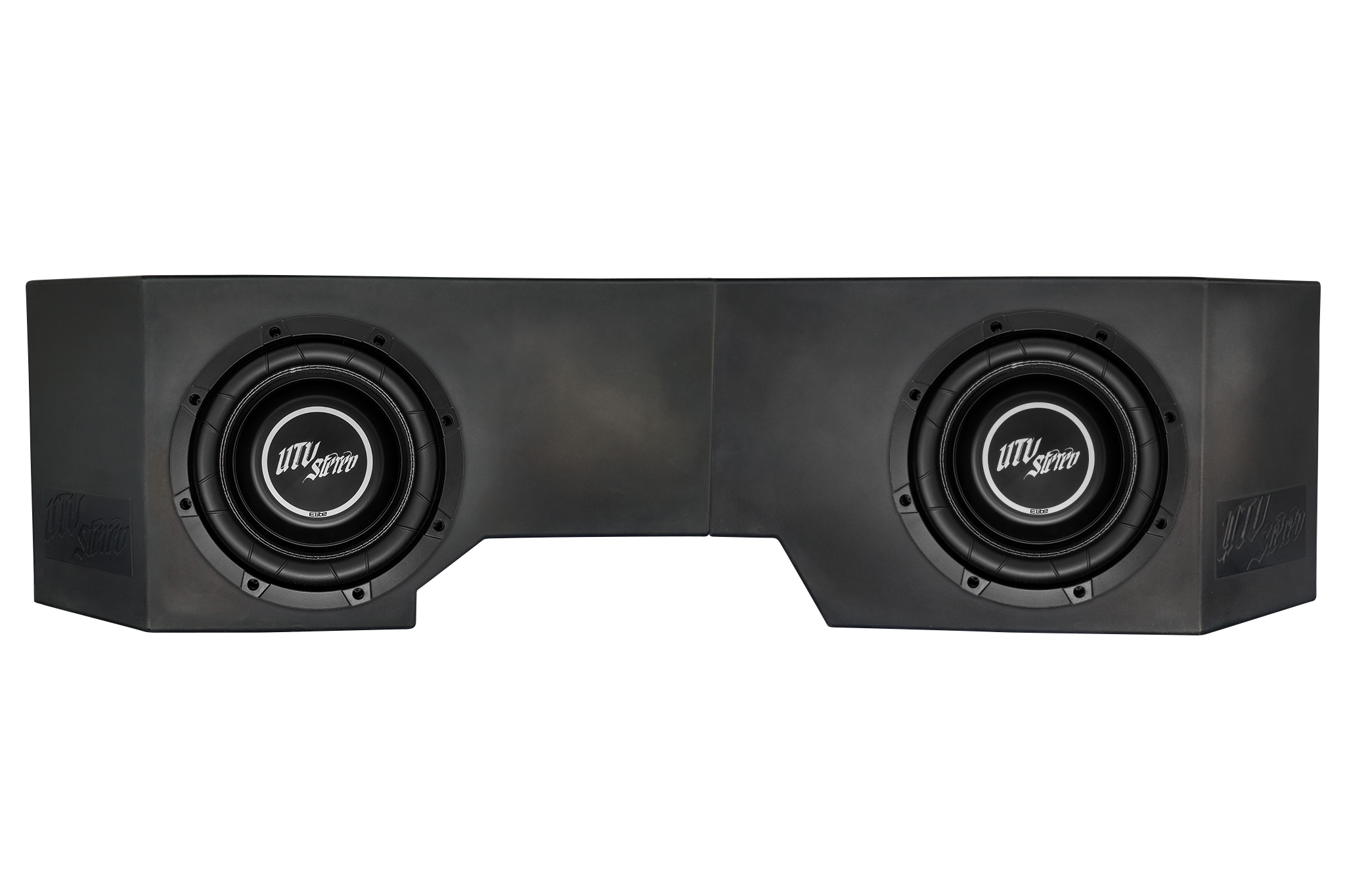 Can-Am® Defender Vented 10" Passenger Subwoofer Enclosure Unloaded | UTVS-DEF-VENC-UNDRST-PASS