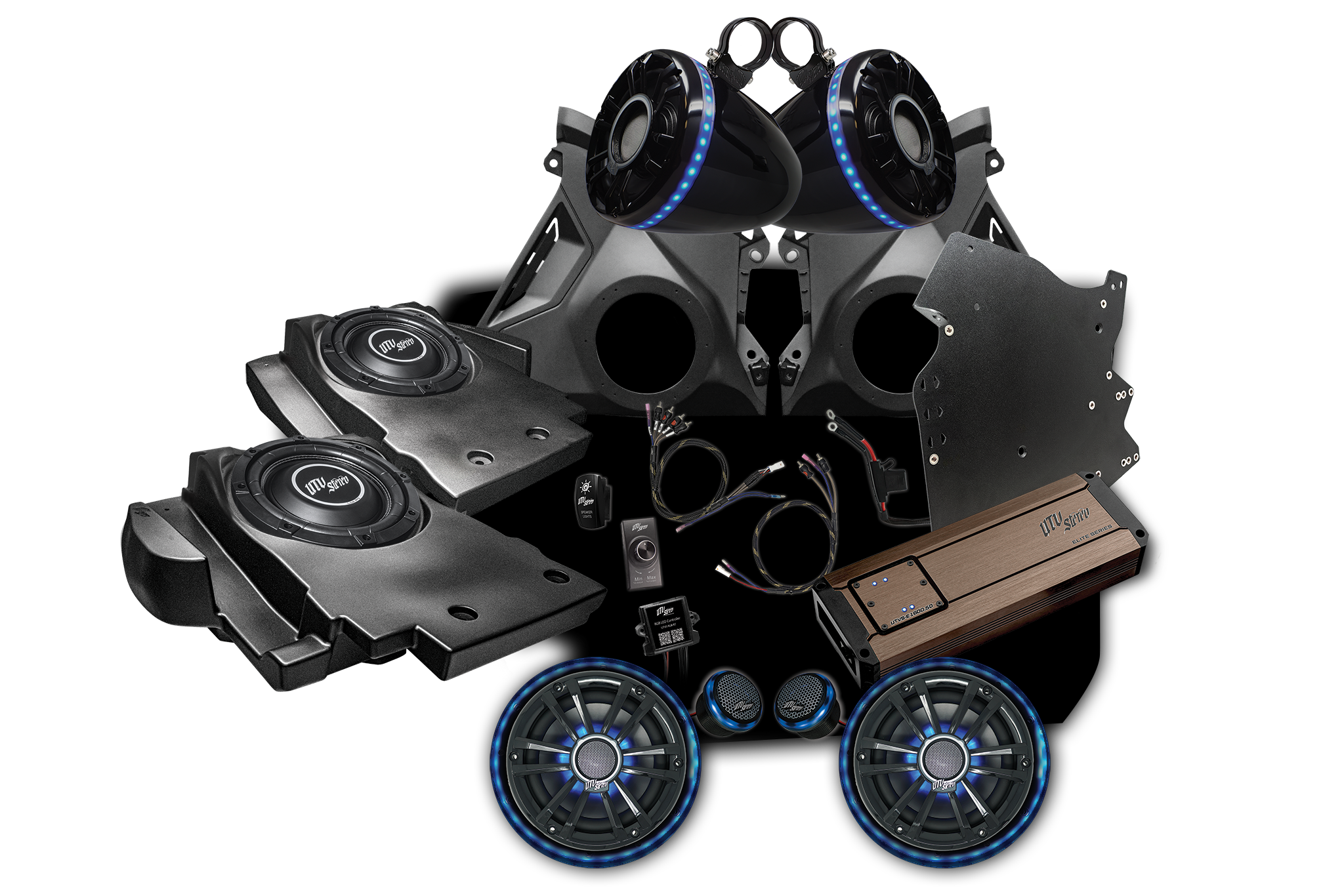 Can-Am® Maverick R Elite Series Stage 6 Stereo Kit | UTVS-R-S6-E