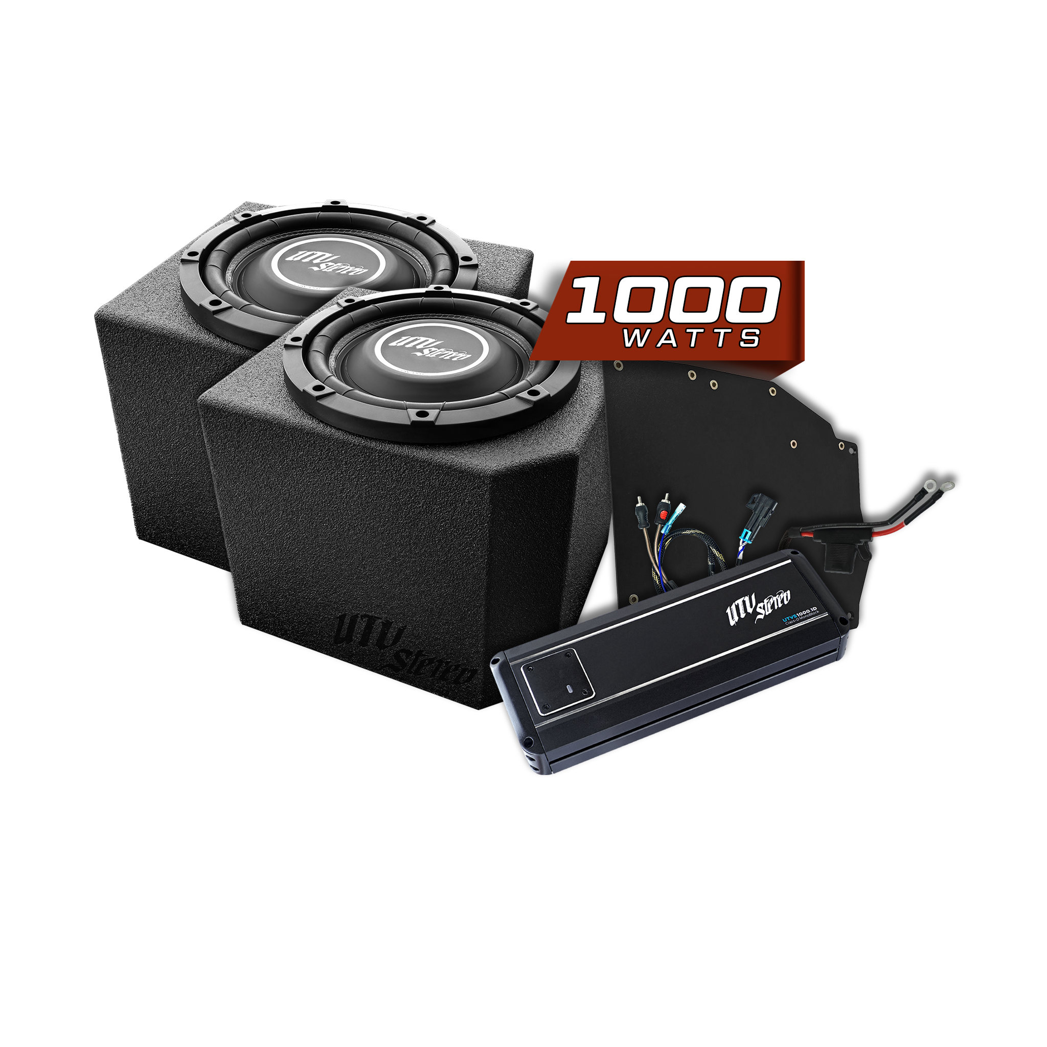 Polaris® Ranger 1000W Dual 10" Subwoofer Kit | UTVS-RNG-SUB-1000-2