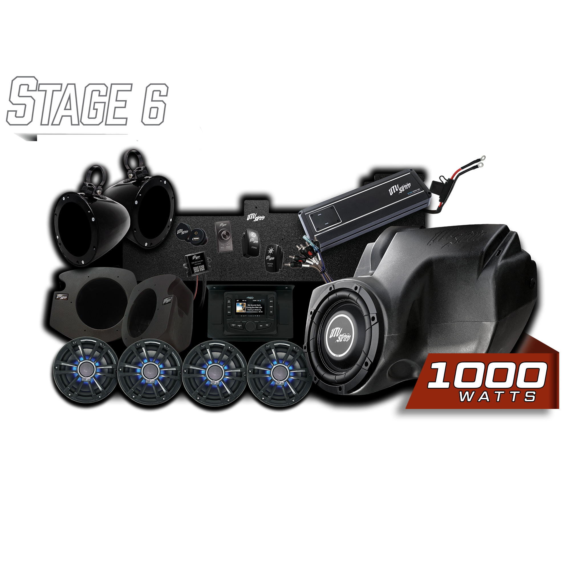 RZR® Signature Series Stage 6 Stereo Kit | UTVS-RZR-S6-S