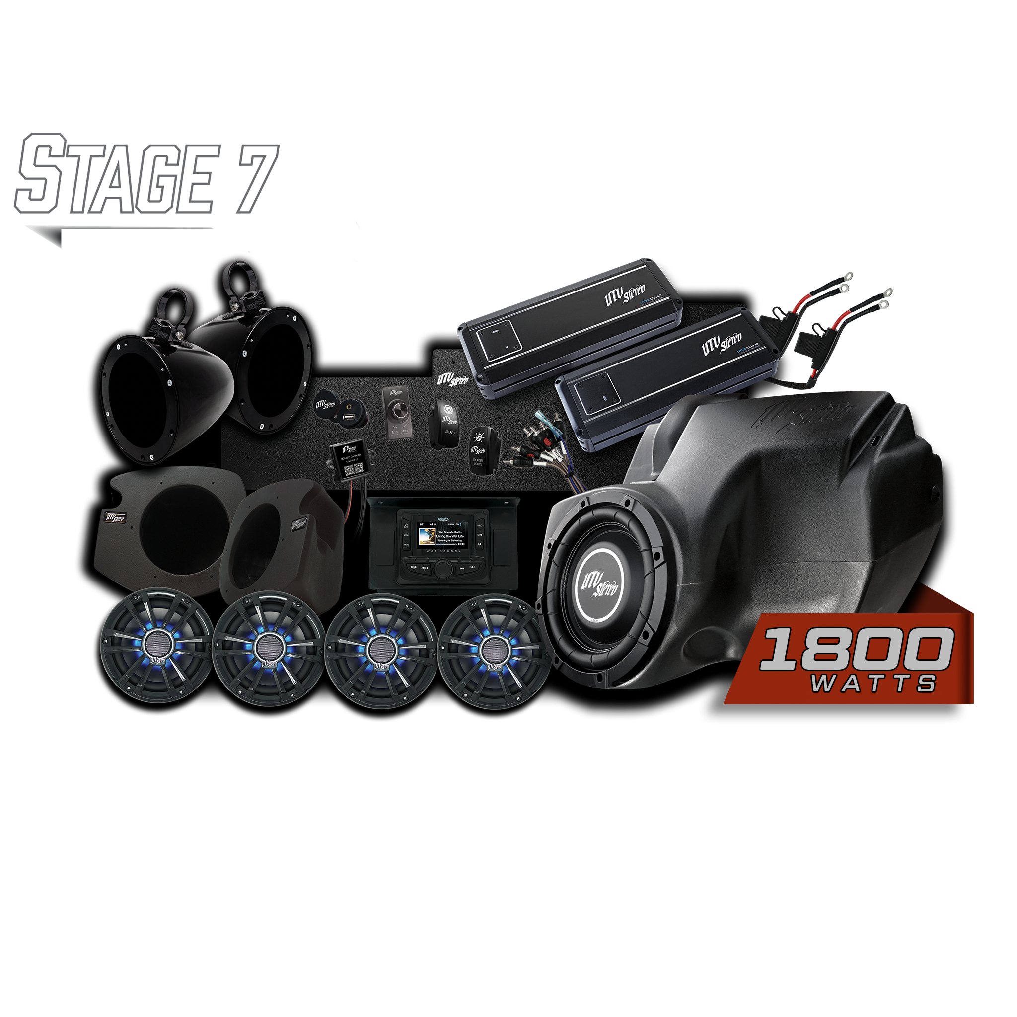 RZR® Signature Series Stage 7 Stereo Kit | UTVS-RZR-S7-S