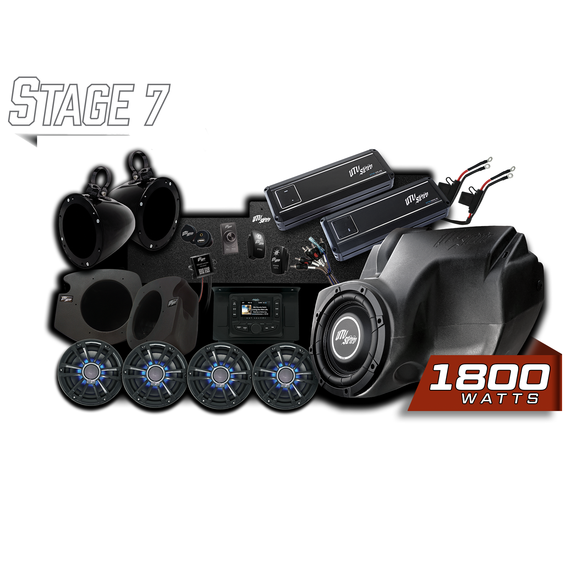 RZR® Signature Series Stage 7 Stereo Kit | UTVS-RZR-S7-S