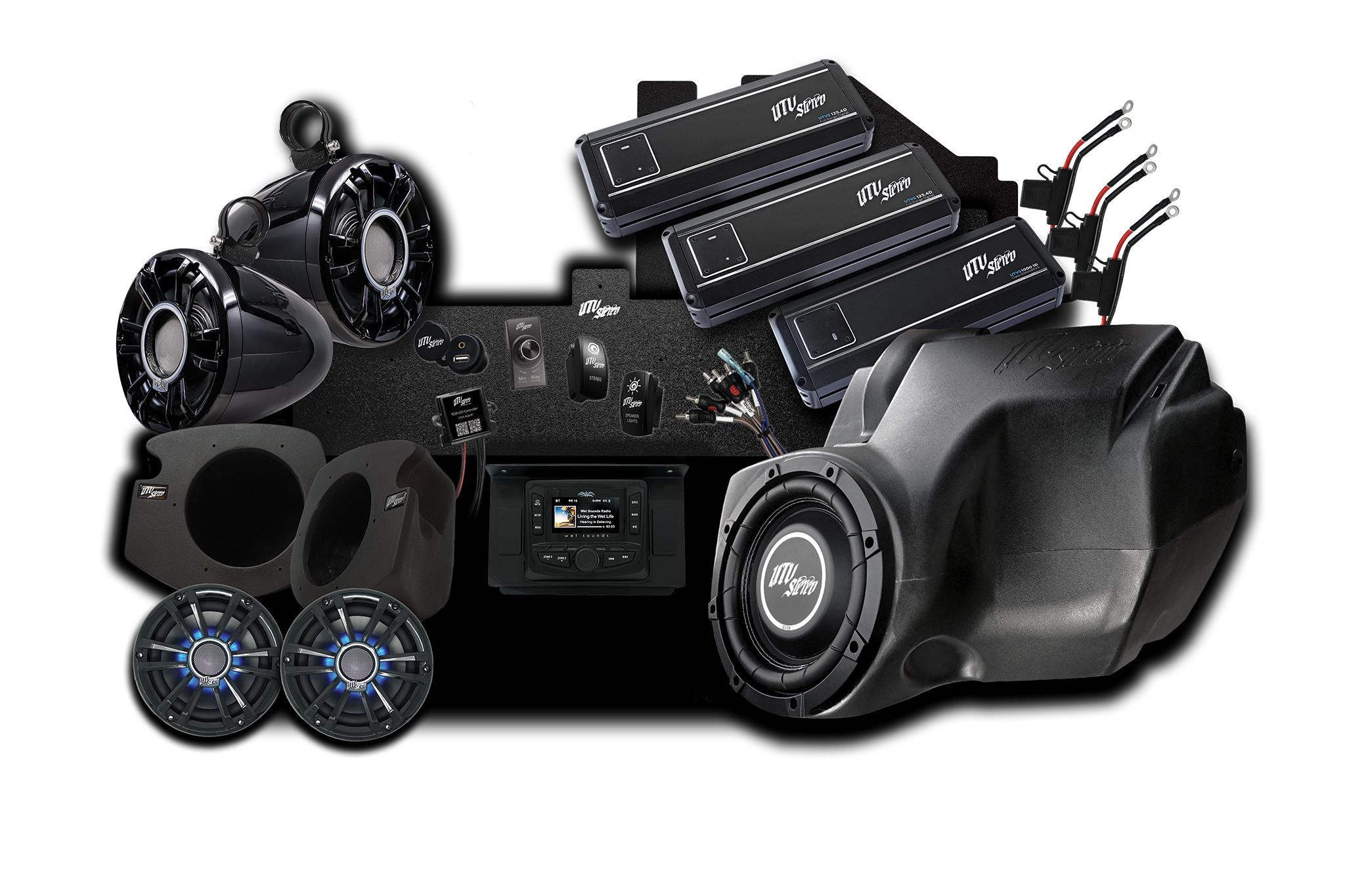 RZR® Signature Series Stage 8 Stereo Kit | UTVS-RZR-S8-S