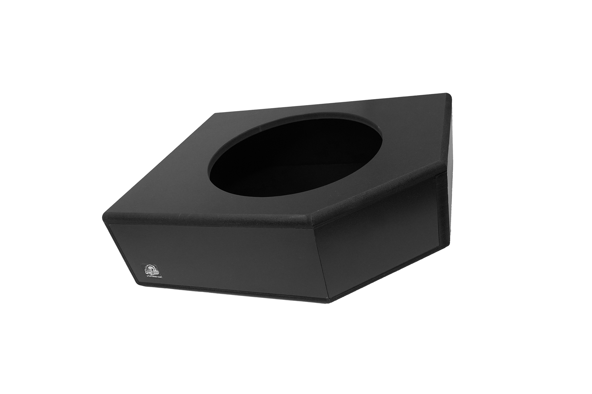 Can-Am® X3 Low Profile Front Driver Side 10” Sub Box Enclosure – Unloaded | UTVS-X3-ENC-LP-FDRIVER