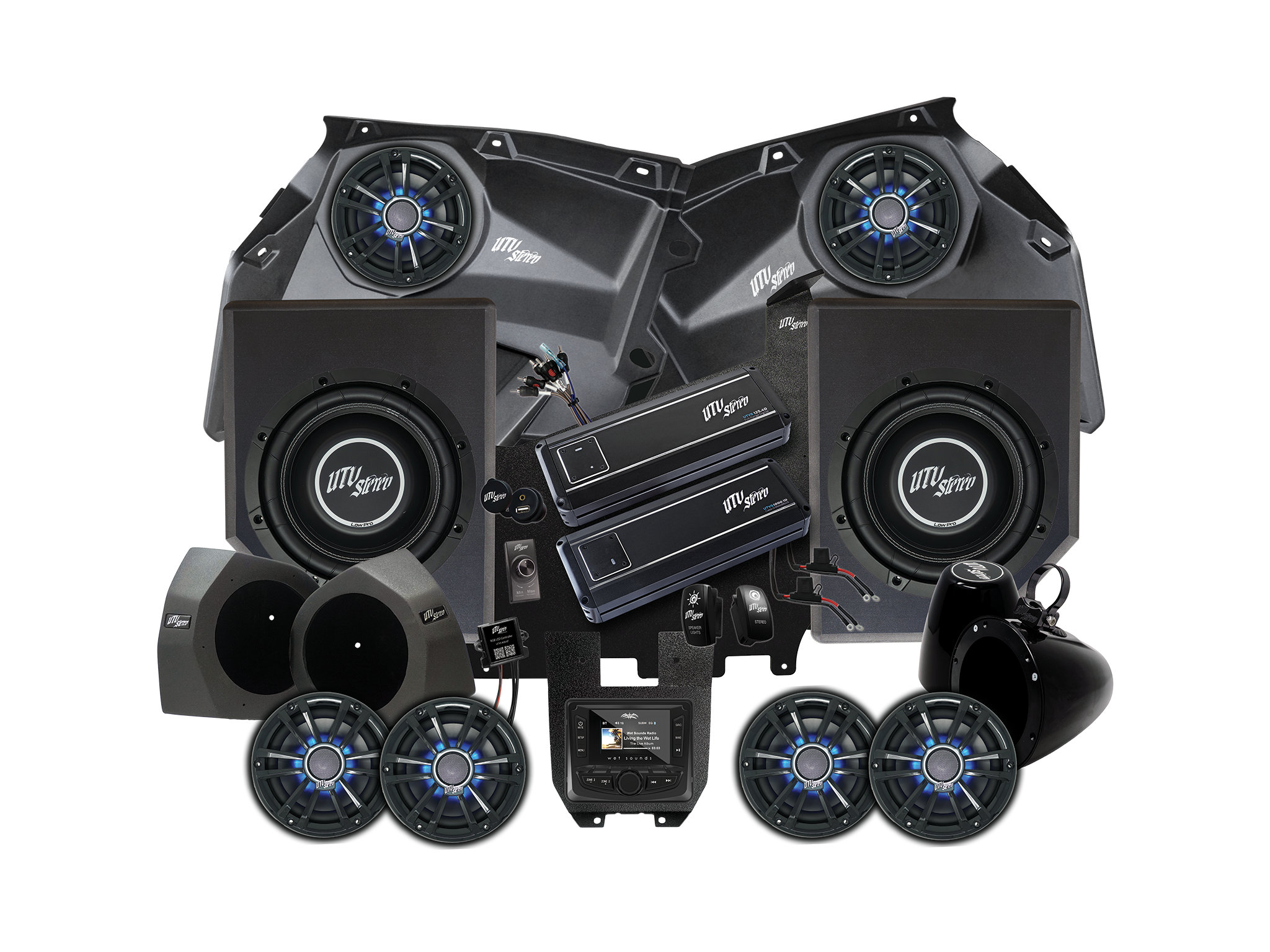 Can-Am® X3 Signature Series Stage 7 Stereo Kit | UTVS-X3-S7-S