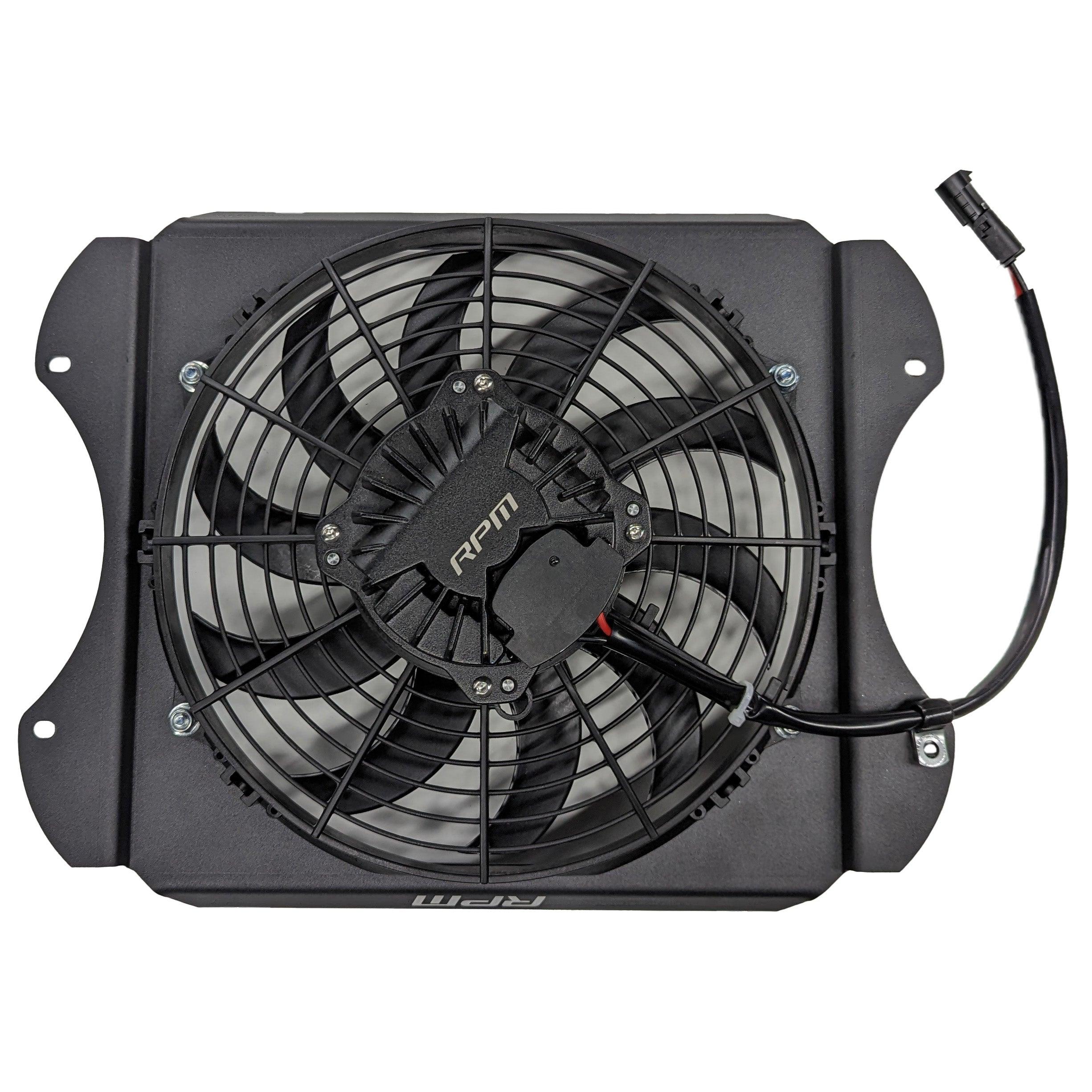 X3 2020-2024 Sealed Intercooler Fan Shroud WITH 10" 10 Blade Brushless Fan Upgrade - RPM SXS