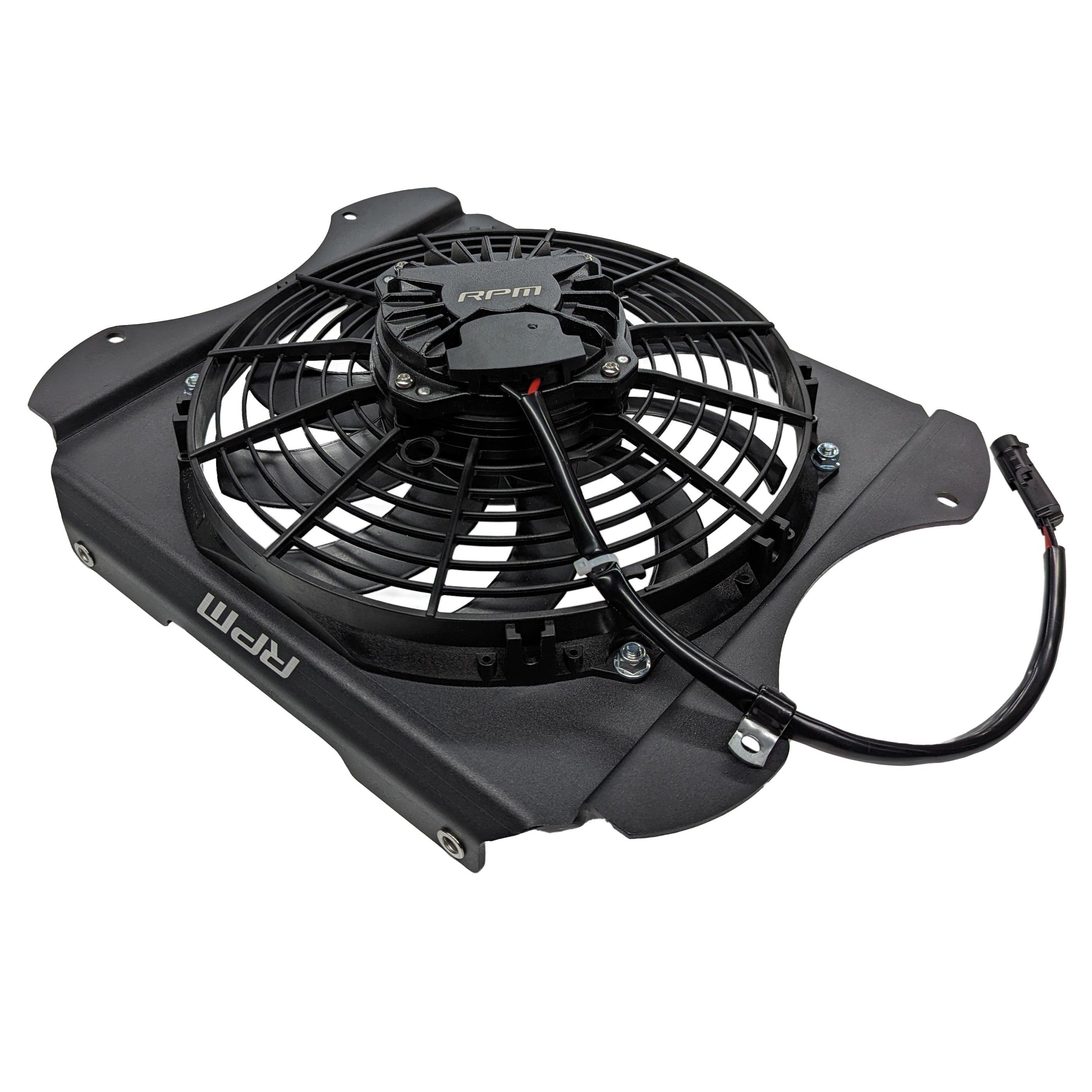 X3 2020-2024 Sealed Intercooler Fan Shroud WITH 10" 10 Blade Brushless Fan Upgrade - RPM SXS