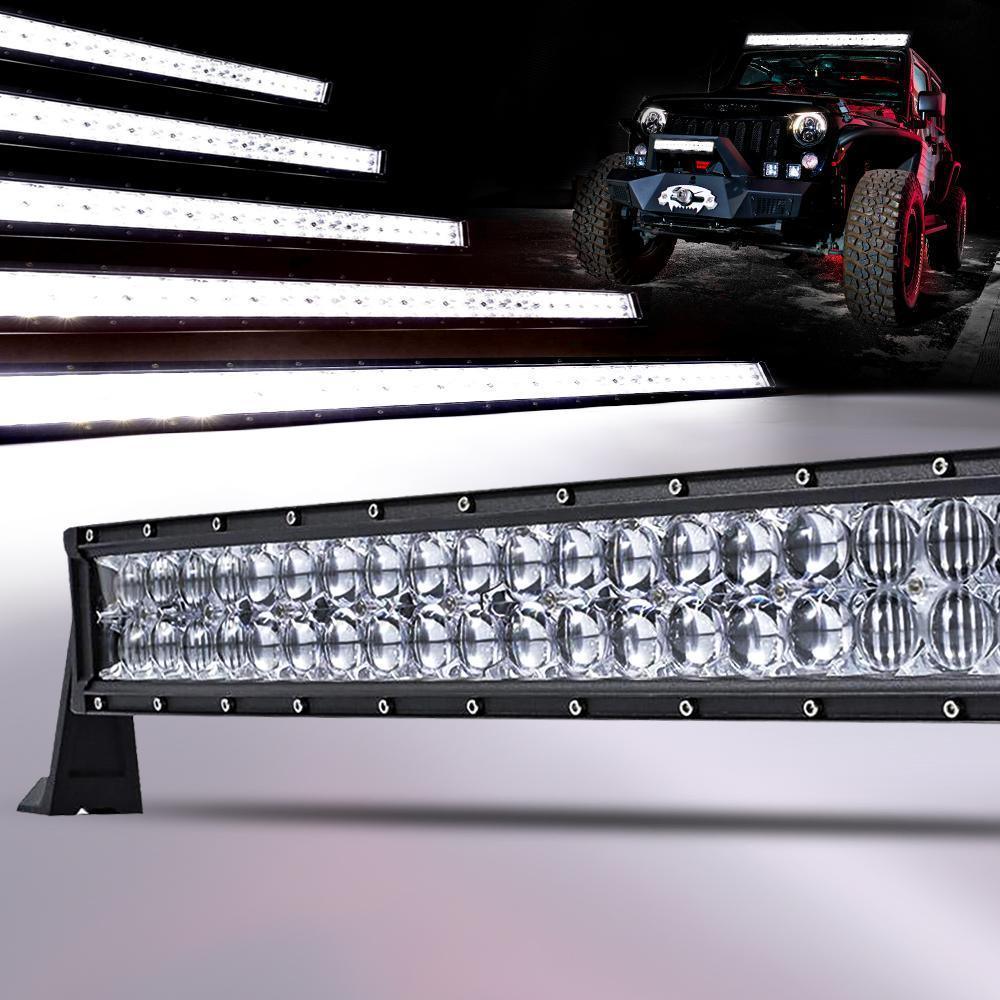 5D Series 22 Inch/32 Inch/42 Inch/50 Inch/52 Inch Combo Beam Straight/Curved Double Row LED Light Bar