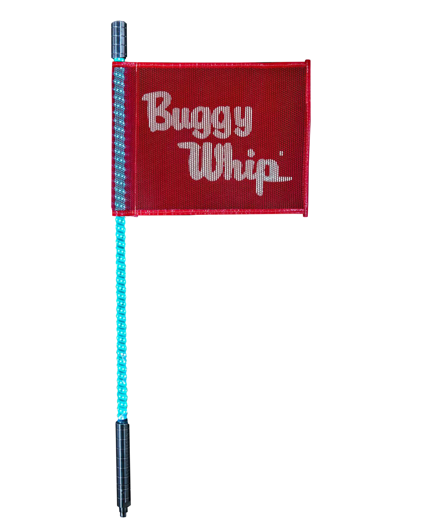 Buggy Whip® Inc. Teal LED Whip