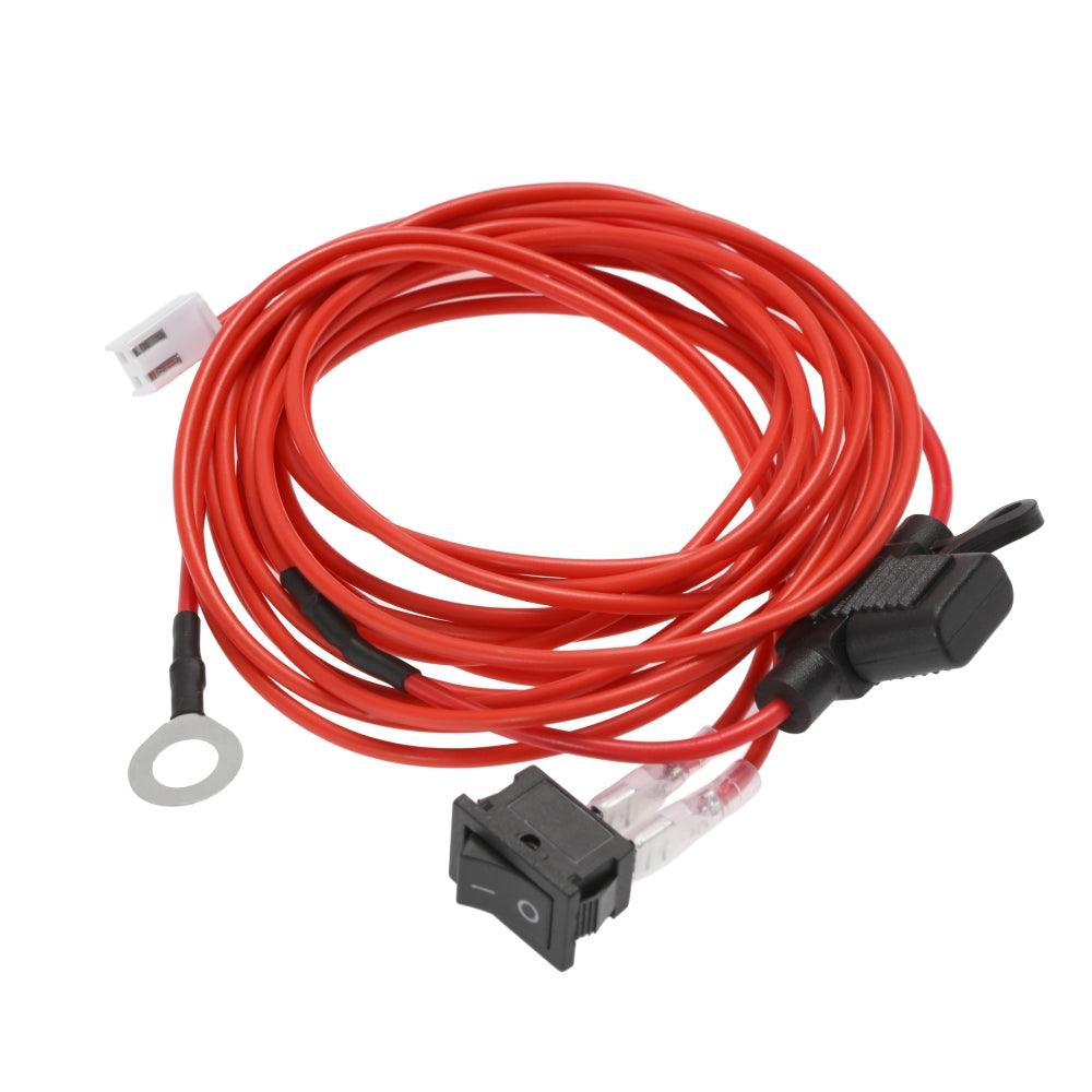 6.6FT 20AWG ACC Electrical Wire w/5A ATC Inline Blade Fuse Holder & On/Off Switch