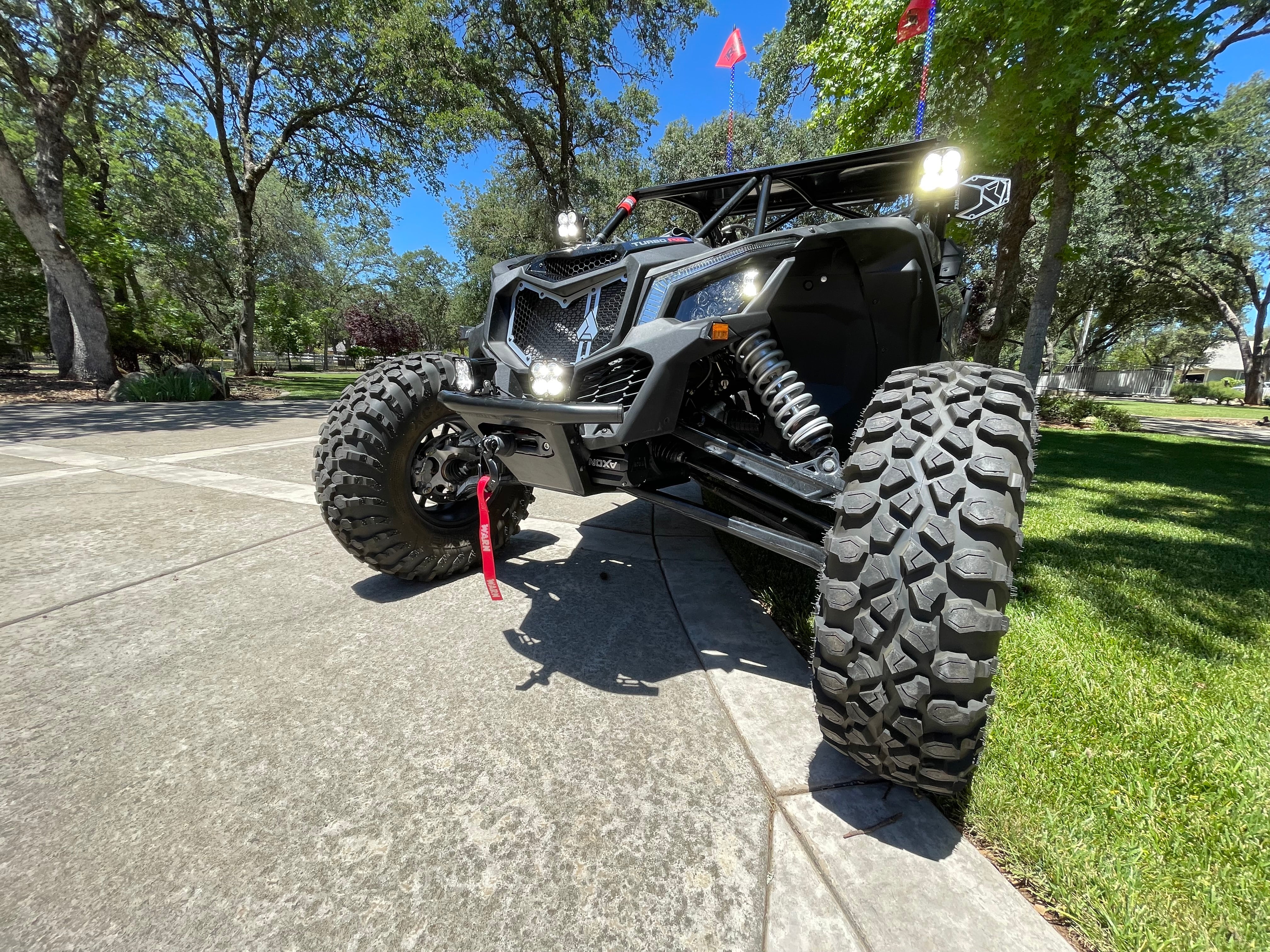 TMW X3 Winch bumper Warn Axon 5500 combo