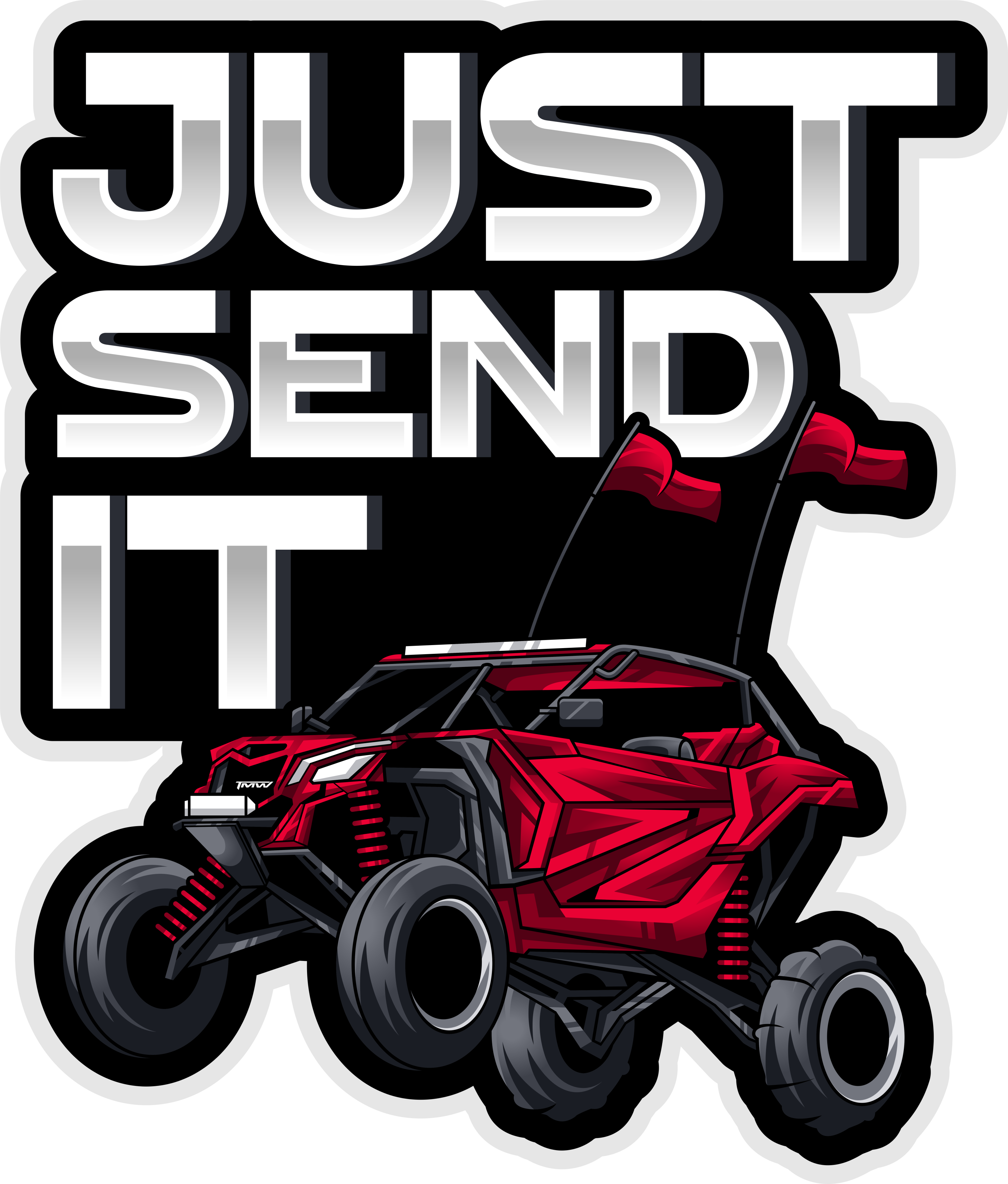 Just Send It Can-Am Sticker