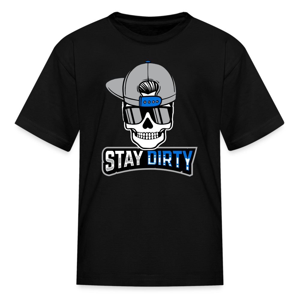 Boys Skull - Stay Dirty - Toddler & Youth Shirt
