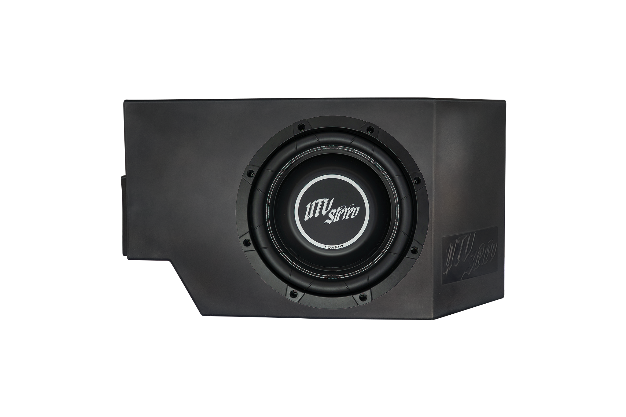 Can-Am® Defender Vented 10" Passenger Subwoofer Enclosure Unloaded | UTVS-DEF-VENC-UNDRST-PASS