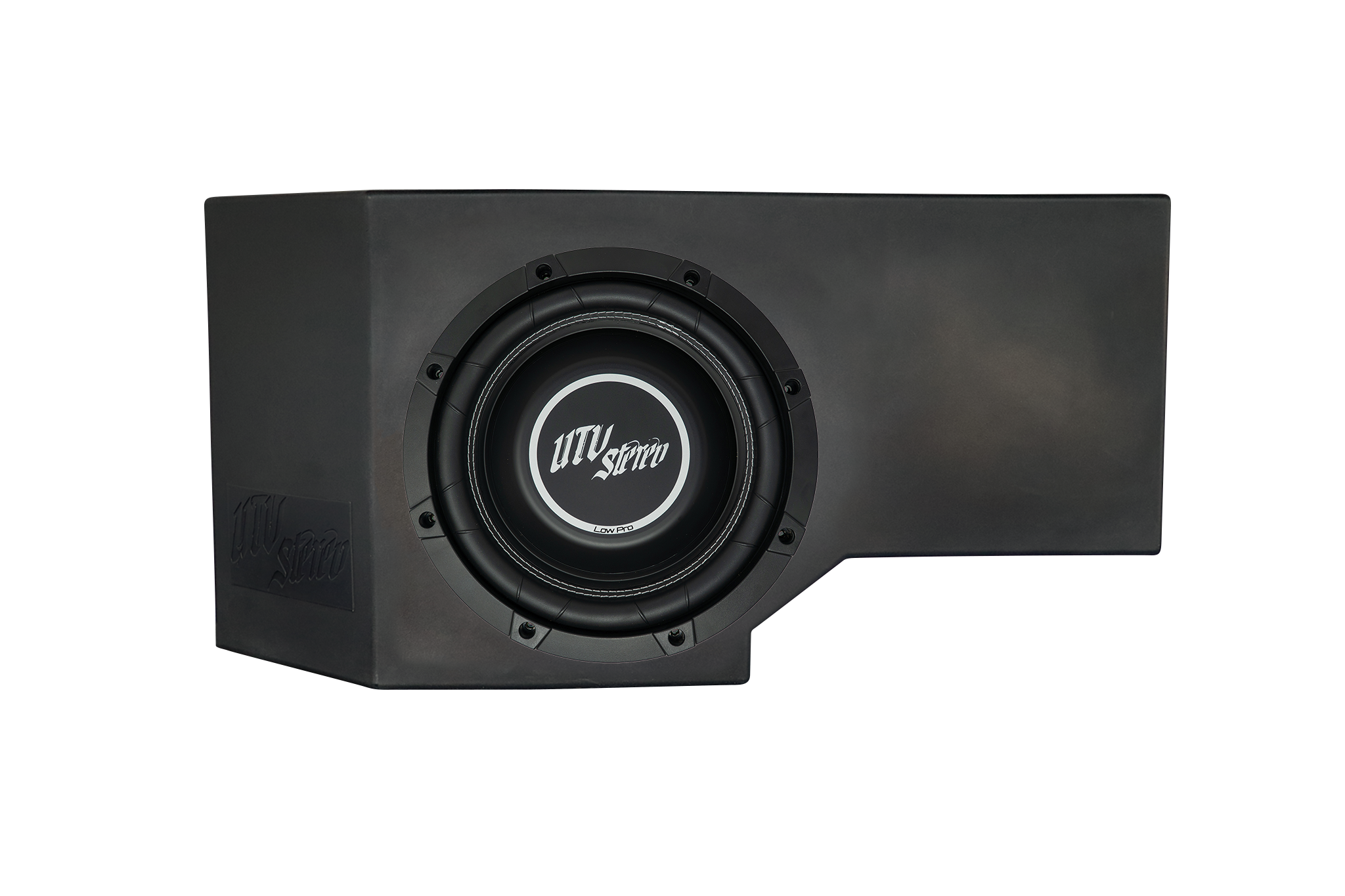 Can-Am® Defender Vented 10" Passenger Subwoofer Enclosure Unloaded | UTVS-DEF-VENC-UNDRST-PASS