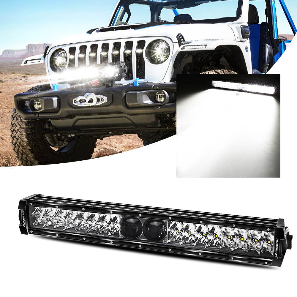 NEW 22 Inch 5D-PRO Series 22000LM Spot Beam Off Road Led Light Bar