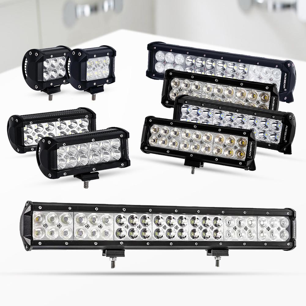 4"/6.5"/9"/12"/20"/32" Classic-SM Series Dual Row LED Light Bar 6000K White Spot/Flood/Combo for SUV ATV UTV Trucks Pickup Boat