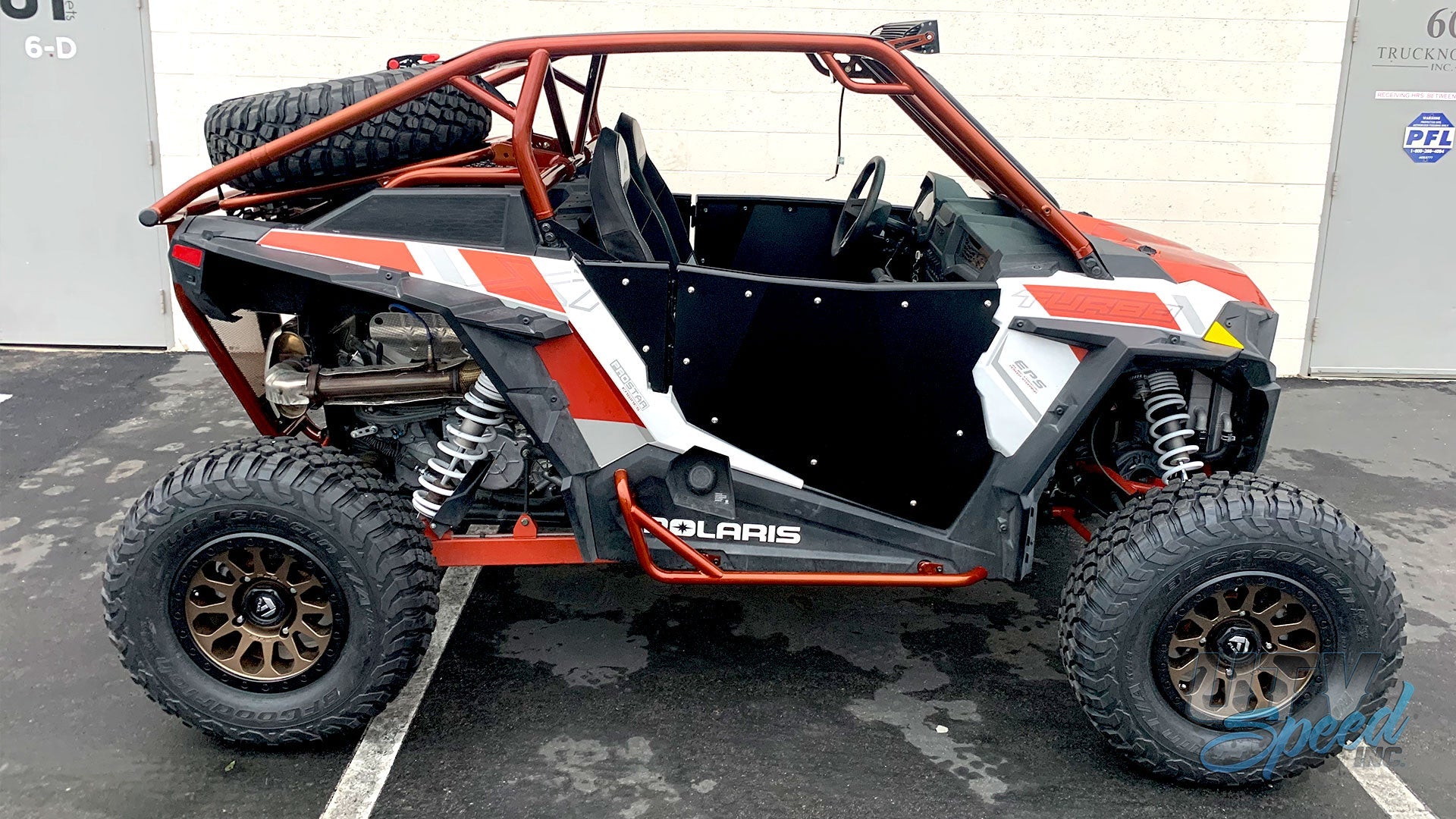 2014-2023 Polaris RZR 2DR Rear Bumper Cage by UTV Speed Inc. UTVPRZR14CG2RB UTV Roll Cage