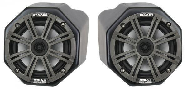 2016-2022 Polaris General Complete Kicker 3-Speaker Plug-&-Play System