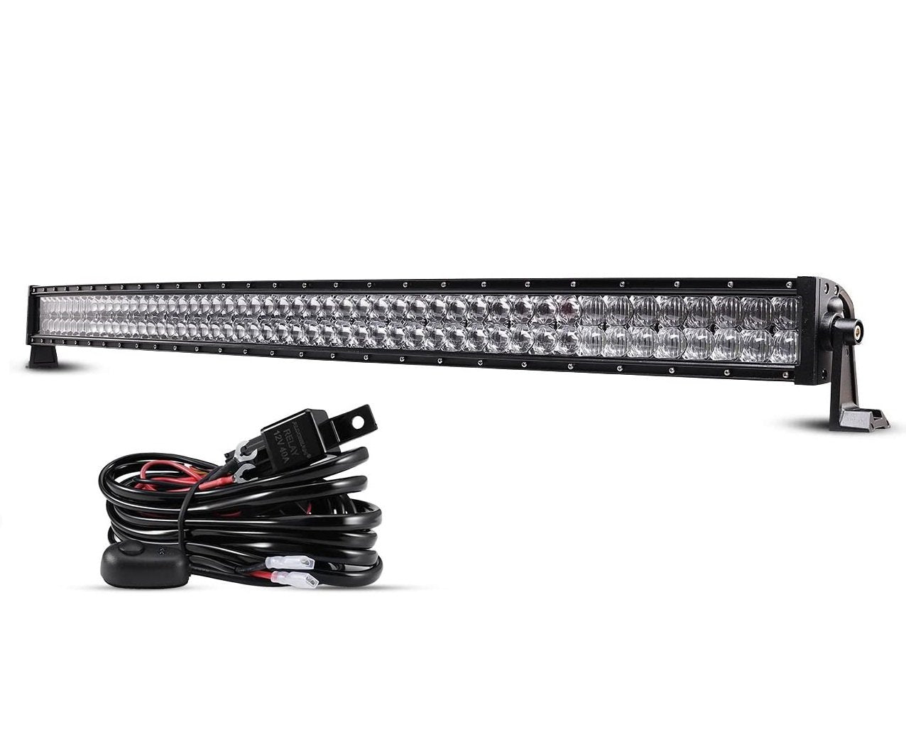 22 Inch-52 Inch 5D Series Straight/Curved Combo Beam Double Row LED Light Bar for SUV ATV UTV Trucks Pickup Boat