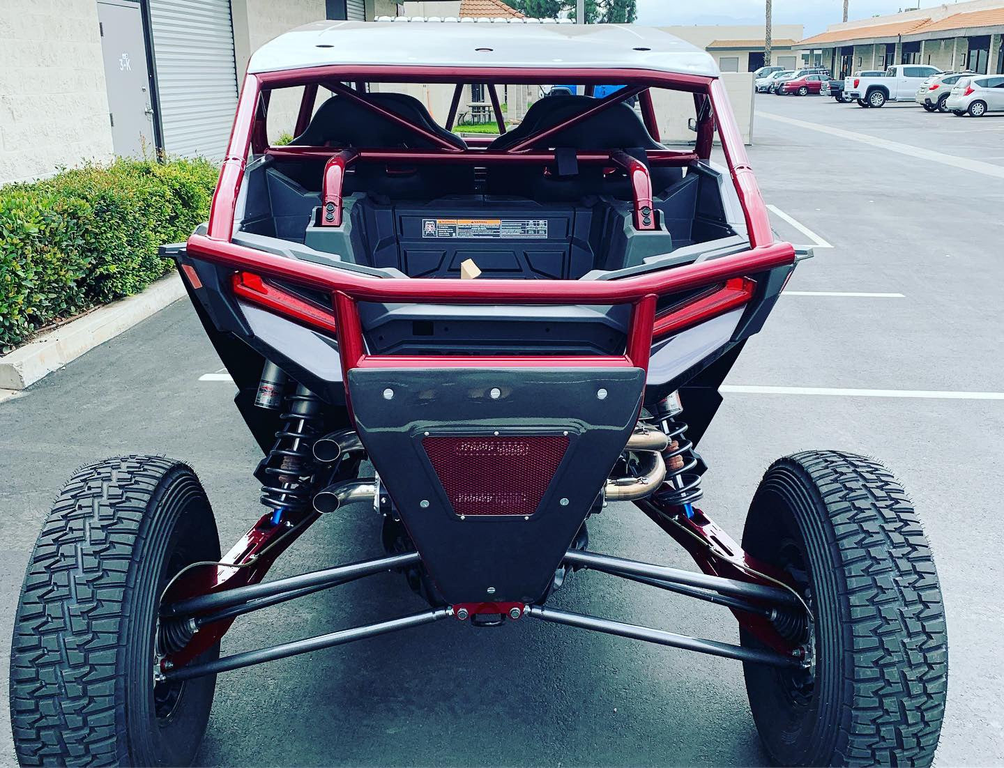  2014-2023 Polaris RZR 4DR Rear Bumper Cage by UTV Speed Inc. UTVPRZR14CG4RB UTV Roll Cage